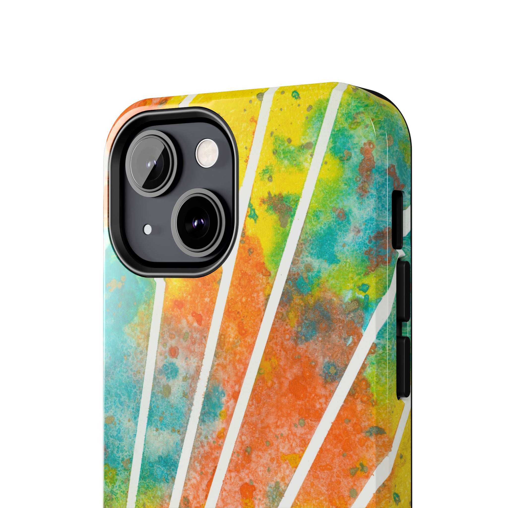 Tough Phone Case - All iPhones and Samsung Galaxys - Exciting Abstract Design #101 Your Energy Radiates