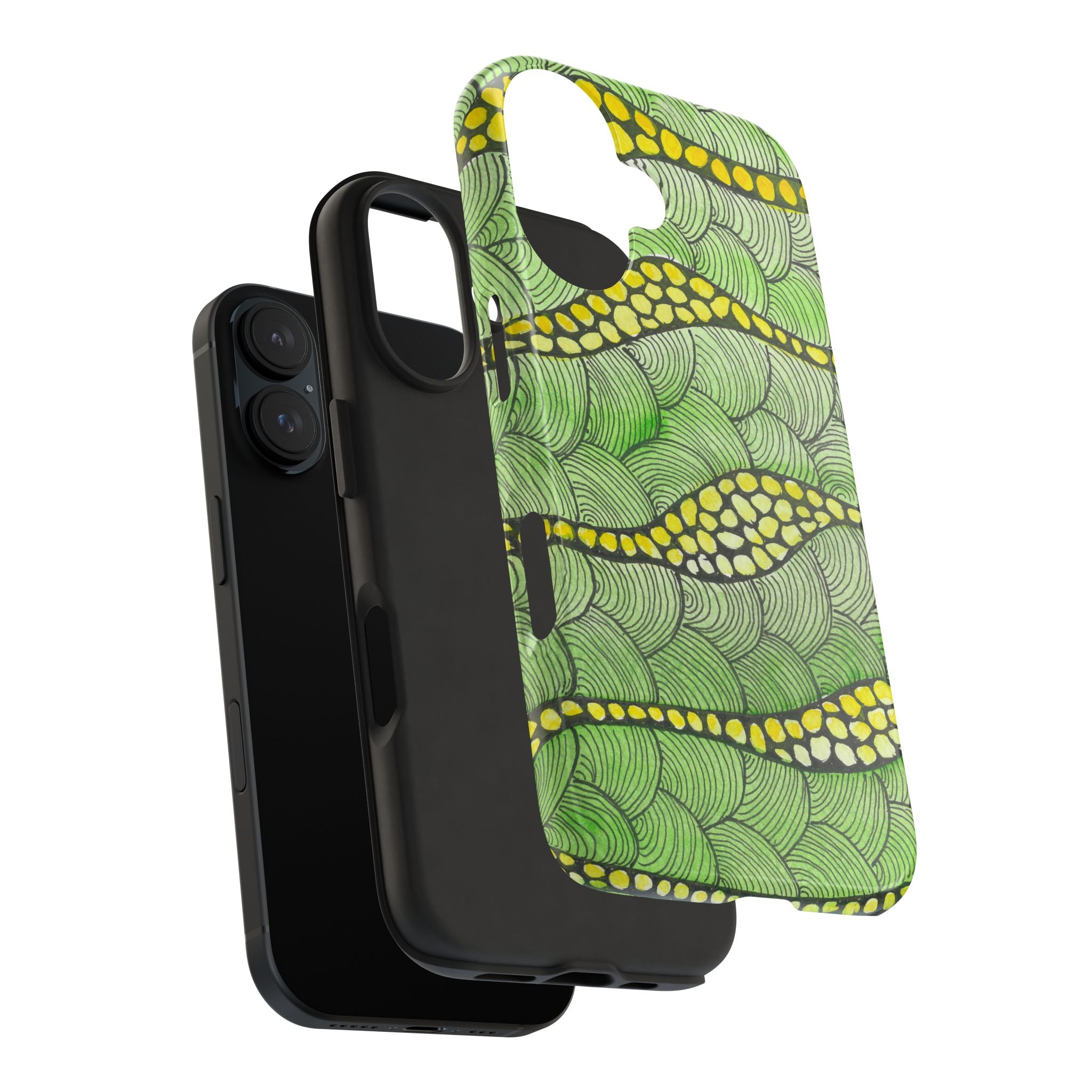 Tough Phone Case - All iPhones and Samsung Galaxys - Exciting Abstract Design #13 Watcha Thinking