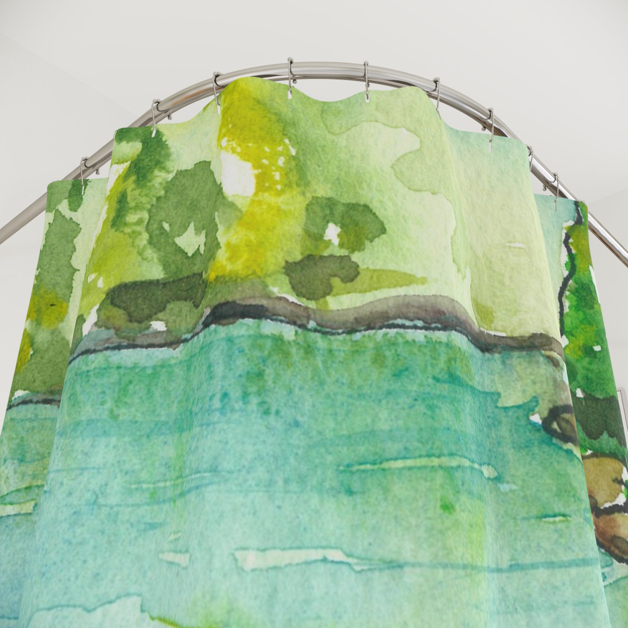 Beautiful Shower Curtains to Refresh Your Bathroom. Colourful Abstract Designs. Perfect For Your Bathroom or Special House-Warming Gift #88 Tara River