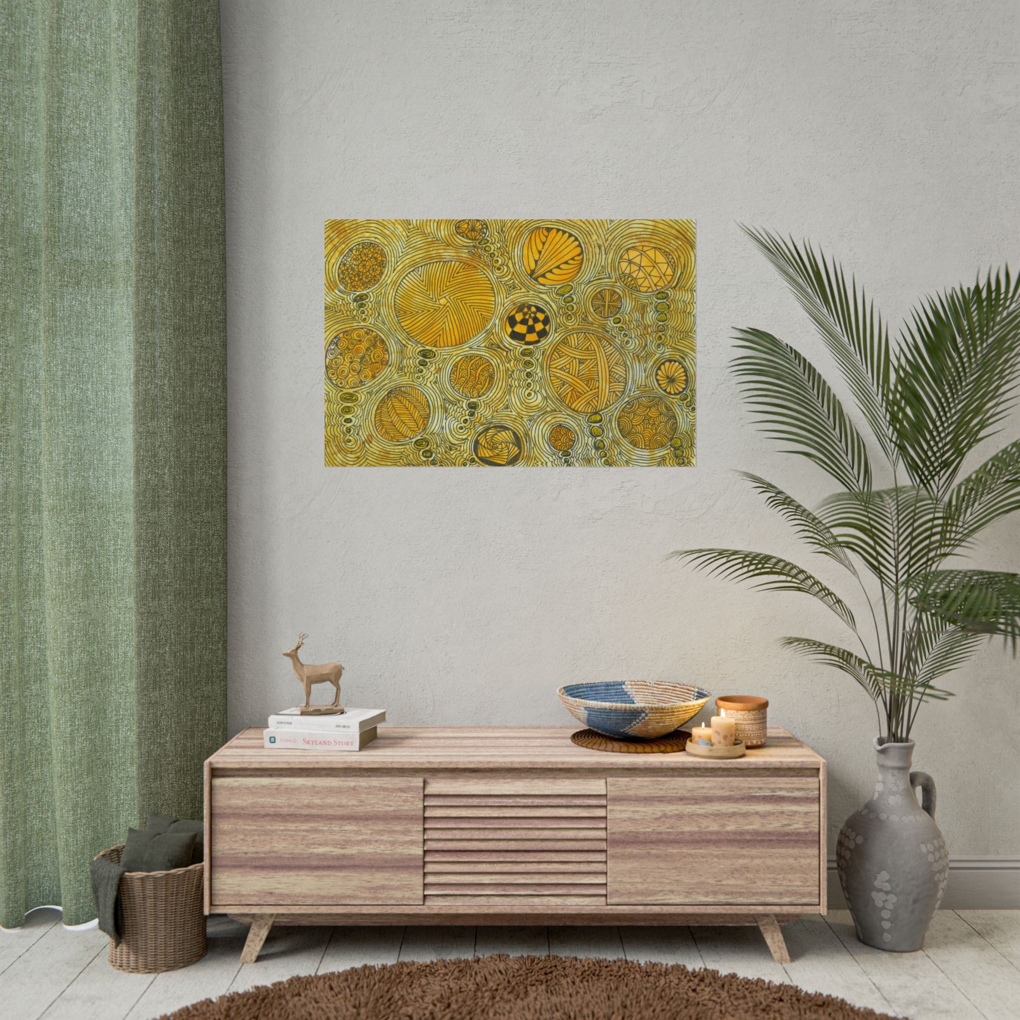 Large Colourful Wall Art, Posters & Prints, For Office, Bedroom or Living Room, or Special Gift #38 The Conversationalist