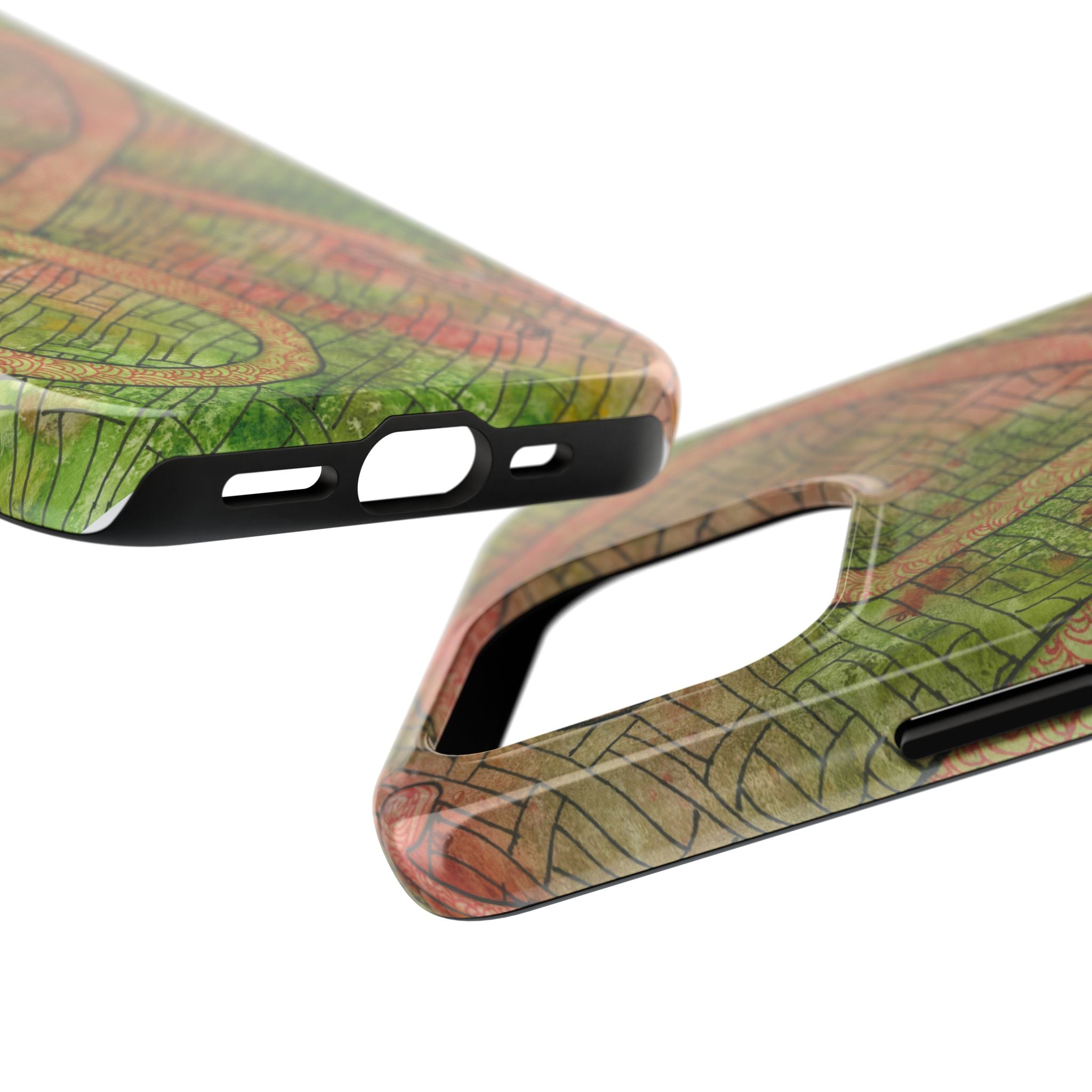 Tough Phone Case - All iPhones and Samsung Galaxys - Exciting Abstract Design #57 Celtic Flavours