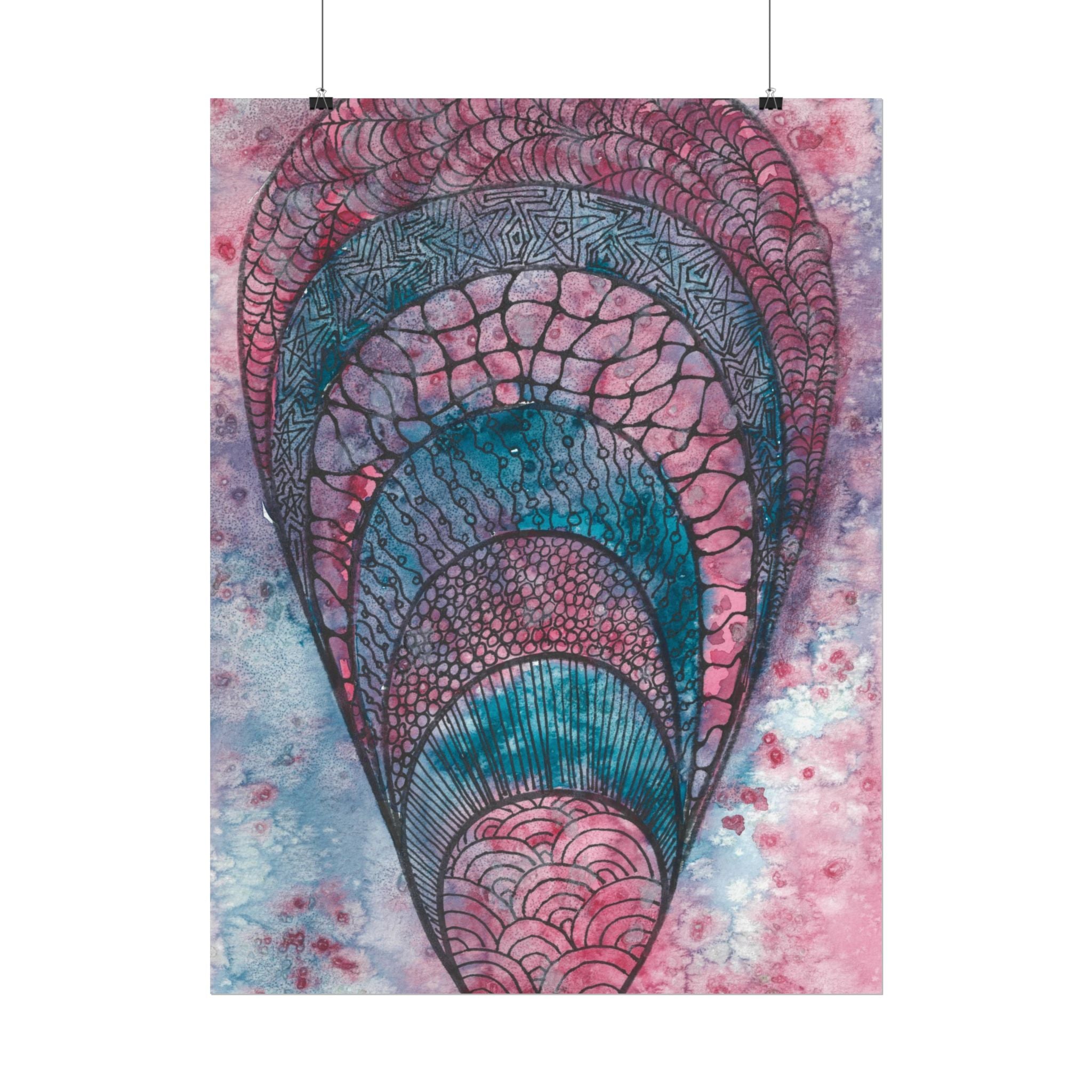 Large Colourful Wall Art, Posters & Prints, For Office, Bedroom or Living Room, or Special Gift #92 The Goddess Lives