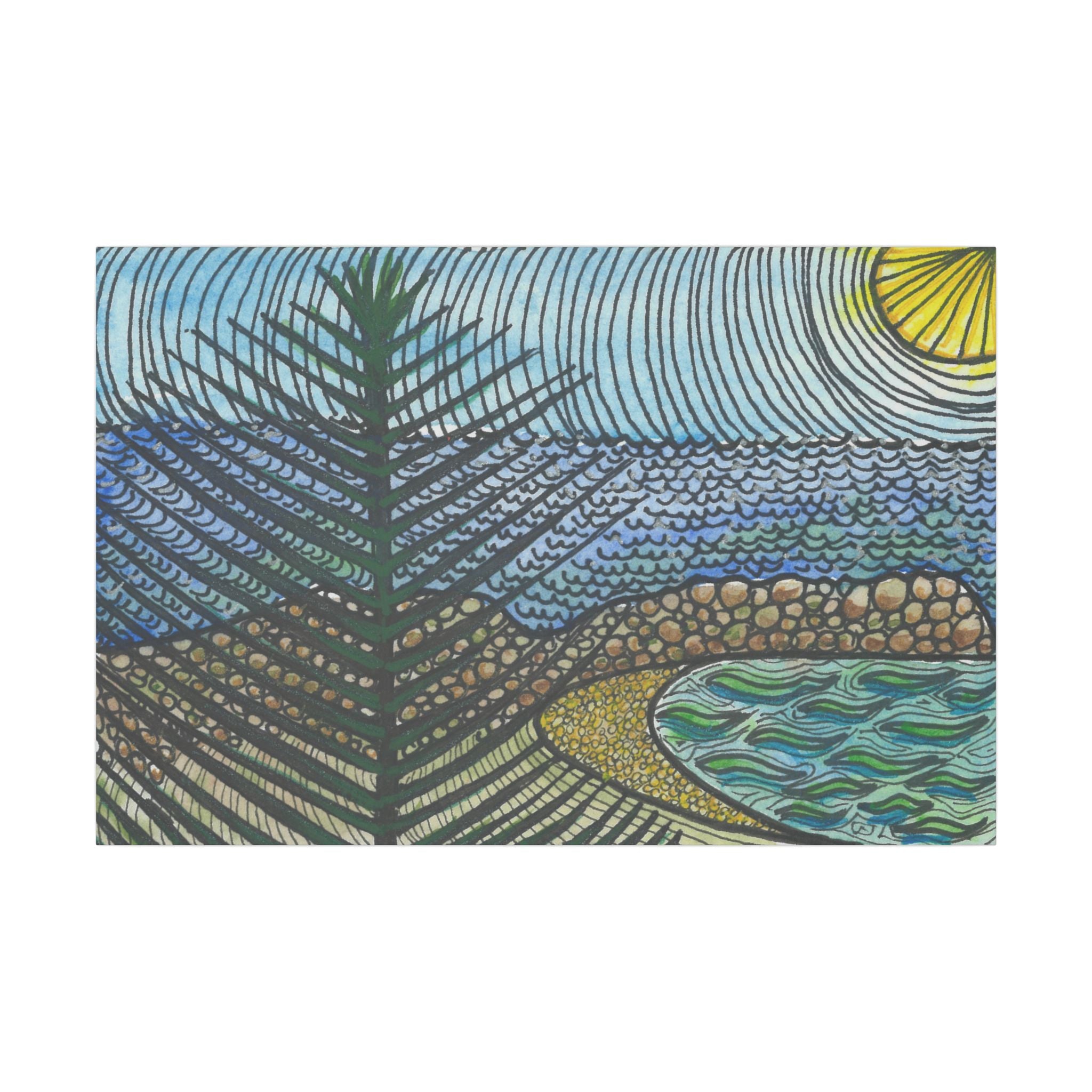 Large Colourful Wall Art, Canvas Prints, For Office, Bedroom or Living Room, or Special Gift #47 Cottesloe