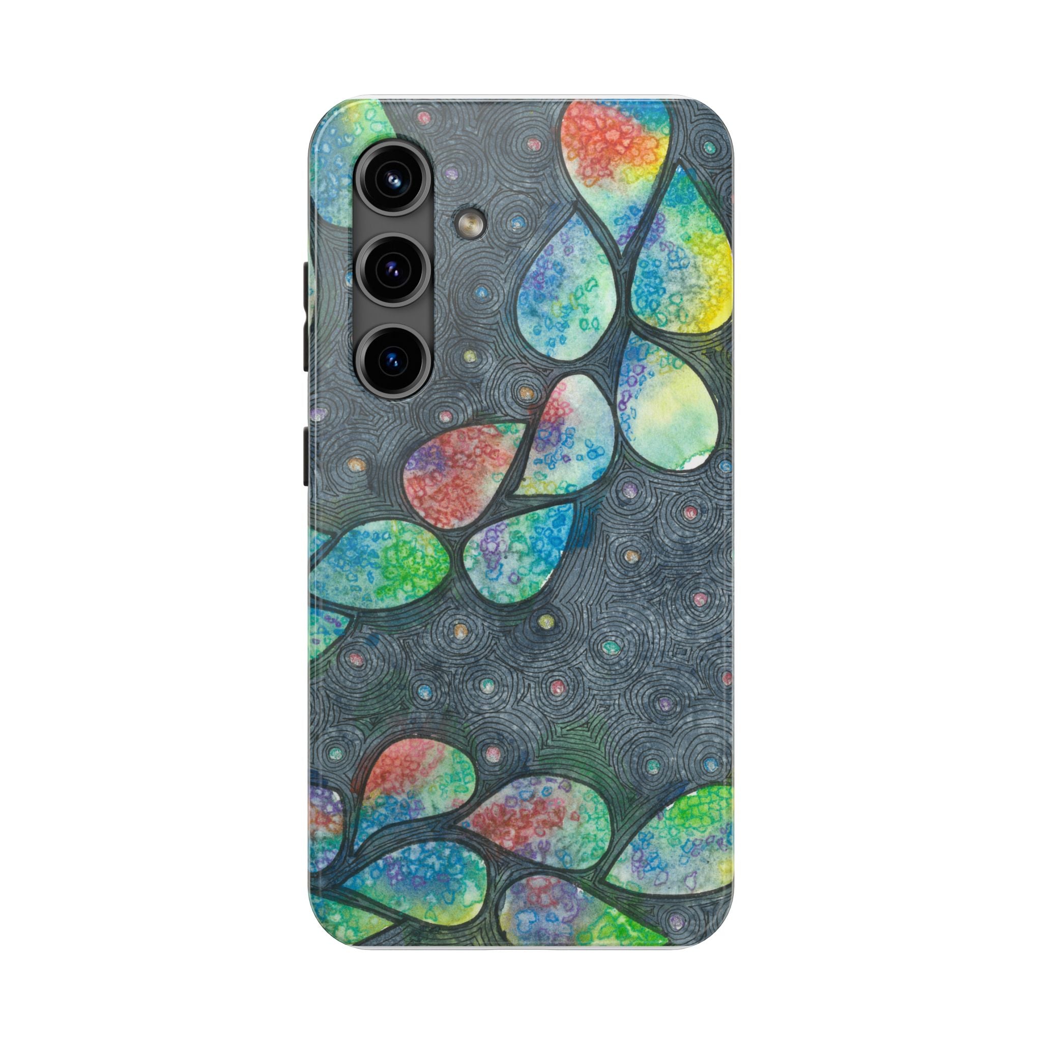Tough Phone Case - All iPhones and Samsung Galaxys - Exciting Abstract Design #30 Give Us A Minute