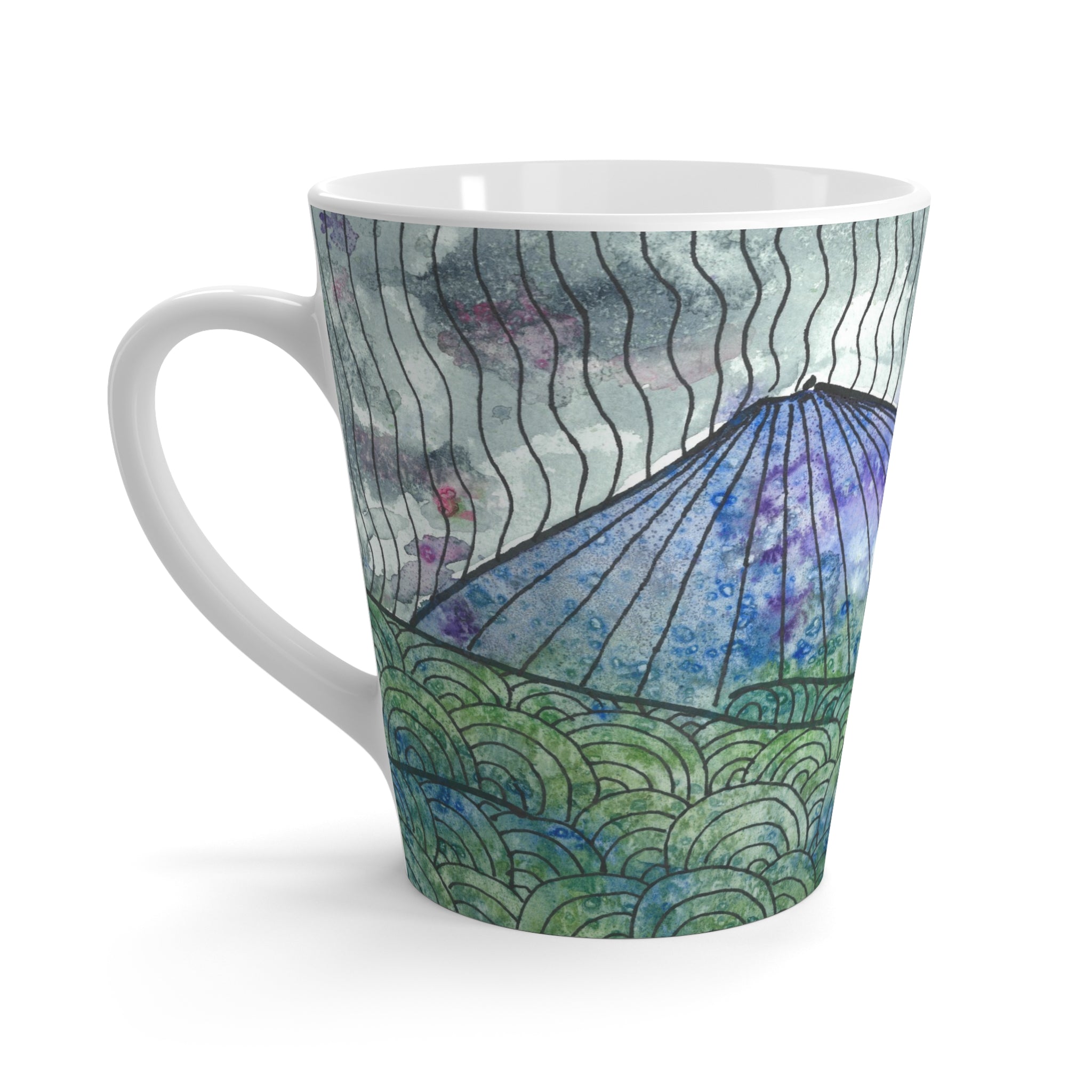 Coffee Mugs and Cups. Colourful Abstract Designs. Perfect for Home, Office or Special Gift #90 Rtanj Pyramid