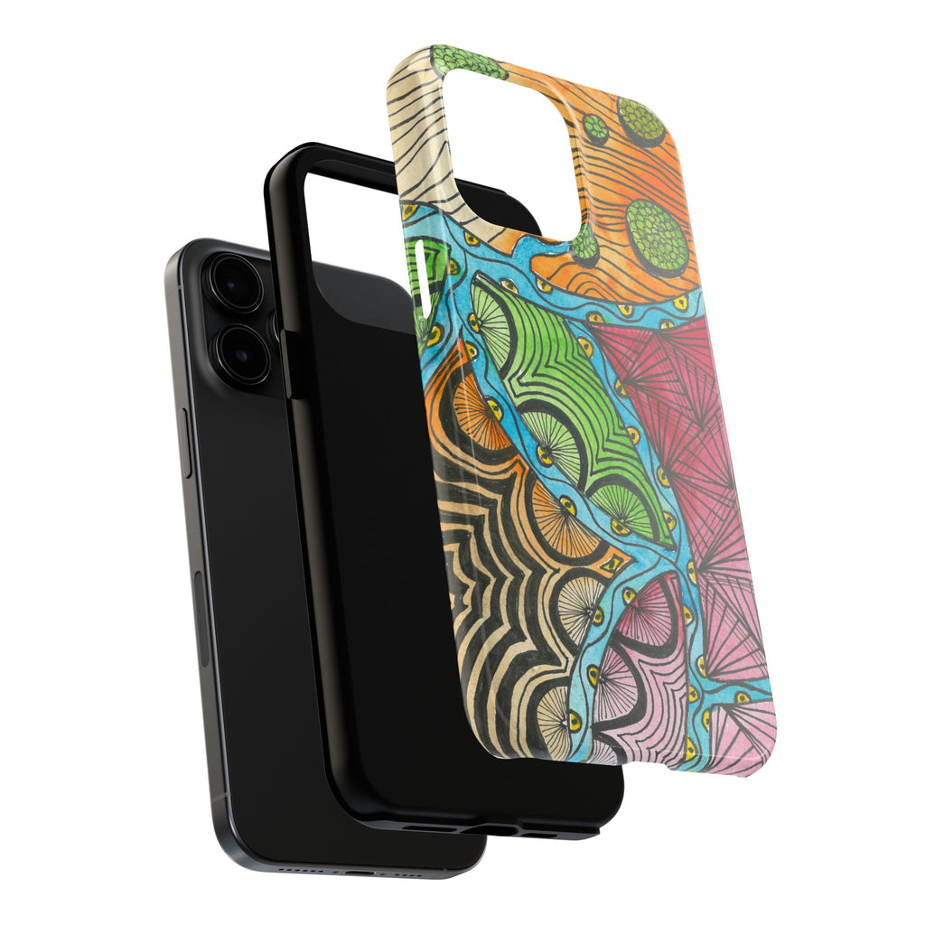Tough Phone Case - All iPhones and Samsung Galaxys - Exciting Abstract Design #11 Today's The Day