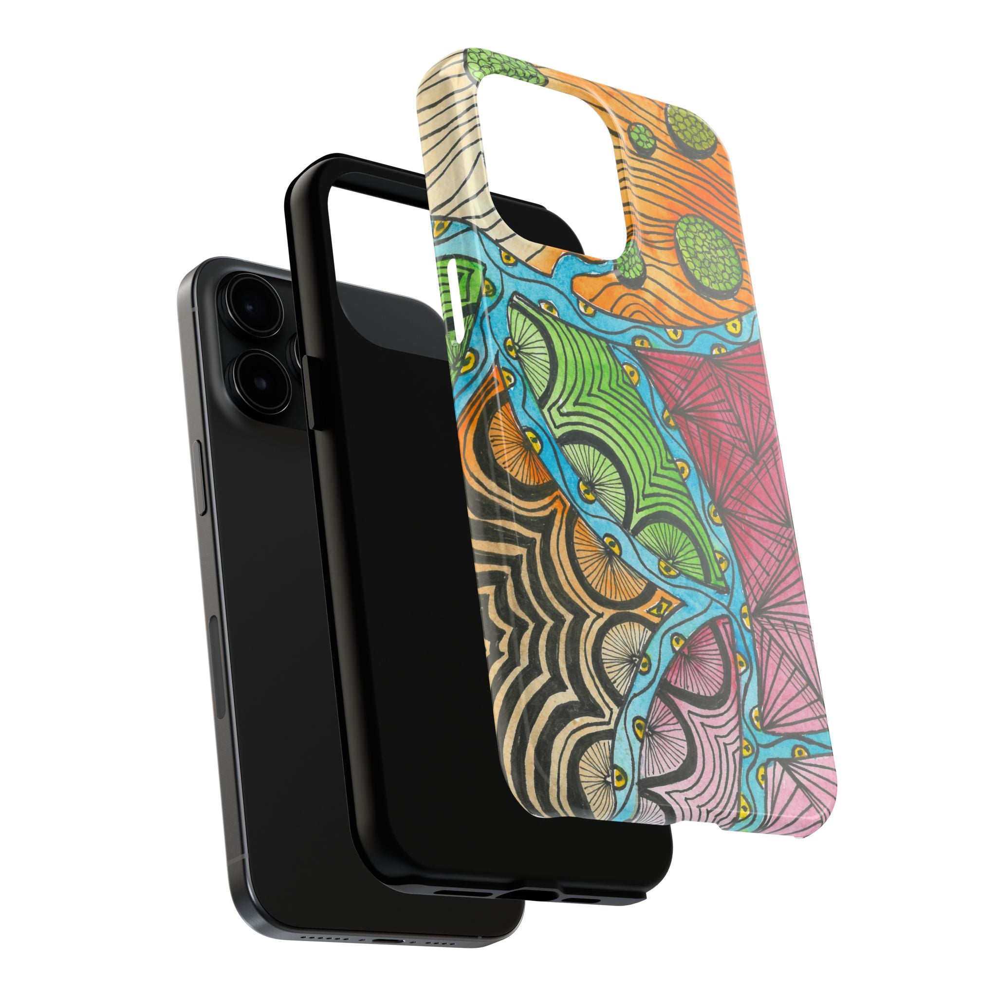 Tough Phone Case - All iPhones and Samsung Galaxys - Exciting Abstract Design #11 Today's The Day