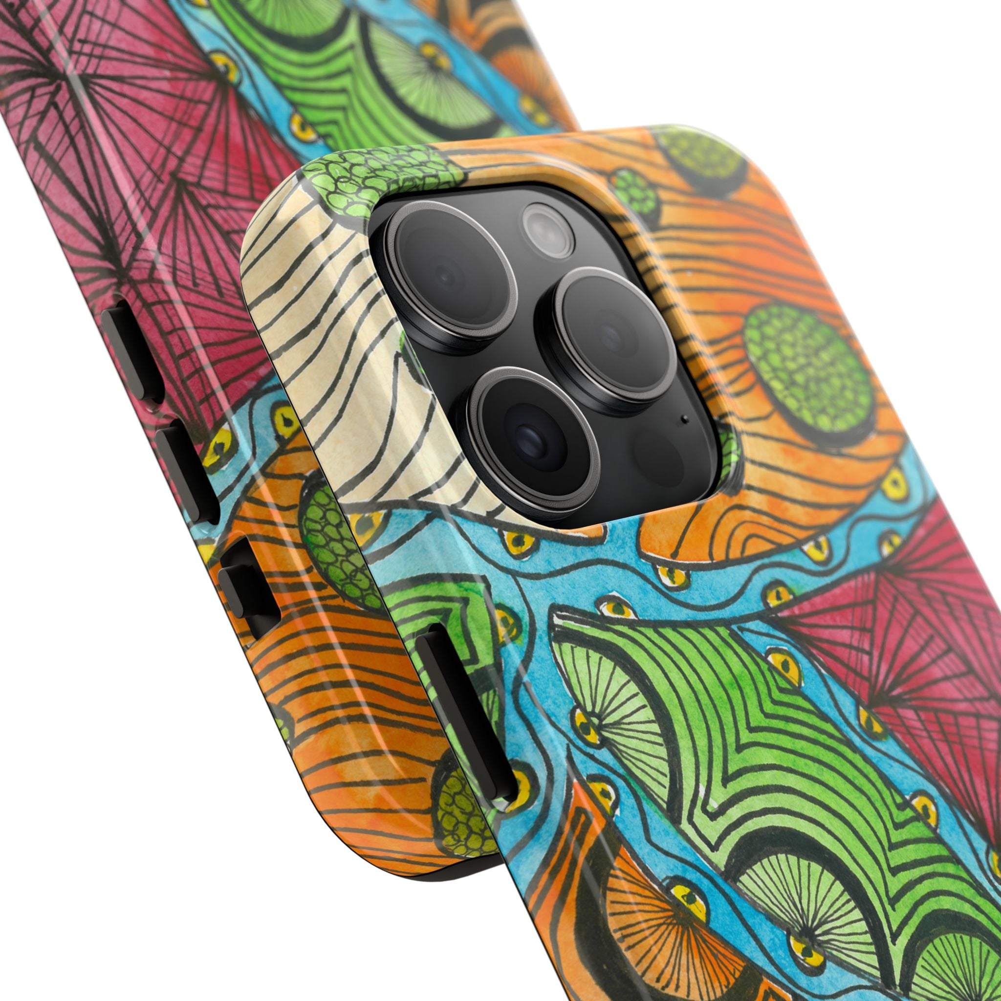 Tough Phone Case - All iPhones and Samsung Galaxys - Exciting Abstract Design #11 Today's The Day