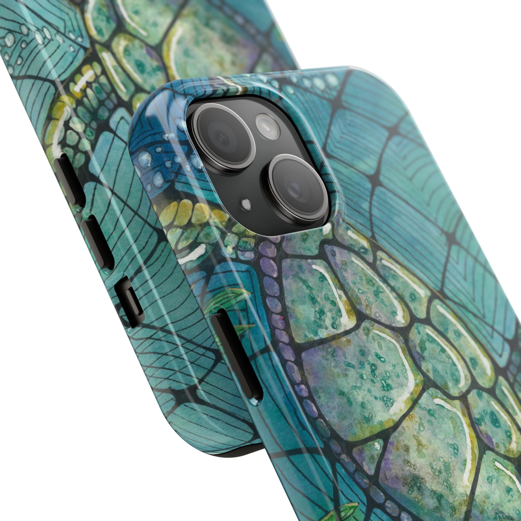 Tough Phone Case - All iPhones and Samsung Galaxys - Exciting Abstract Design #73 Turtling Along
