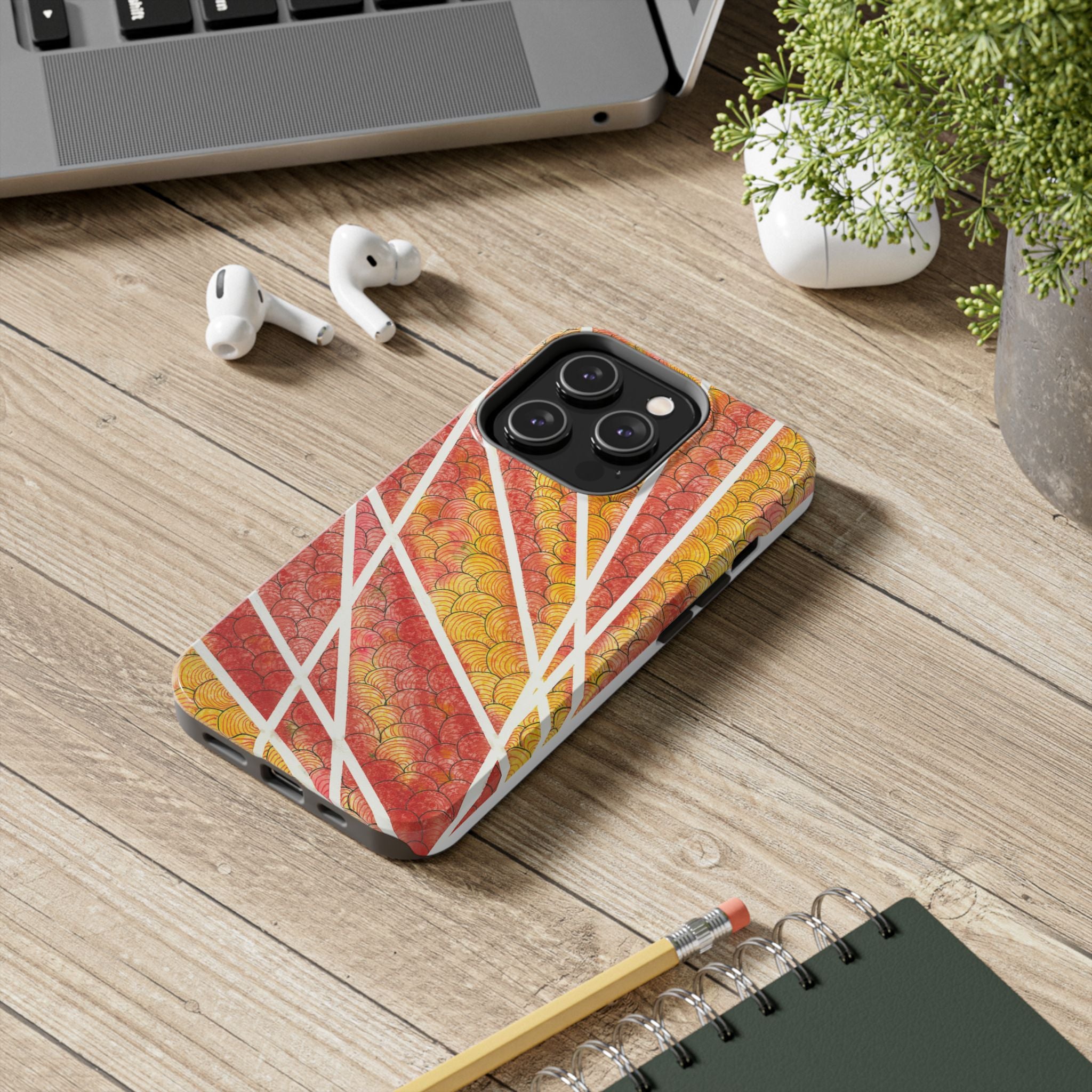 Tough Phone Case - All iPhones and Samsung Galaxys - Exciting Abstract Design #67 Max Mimosa