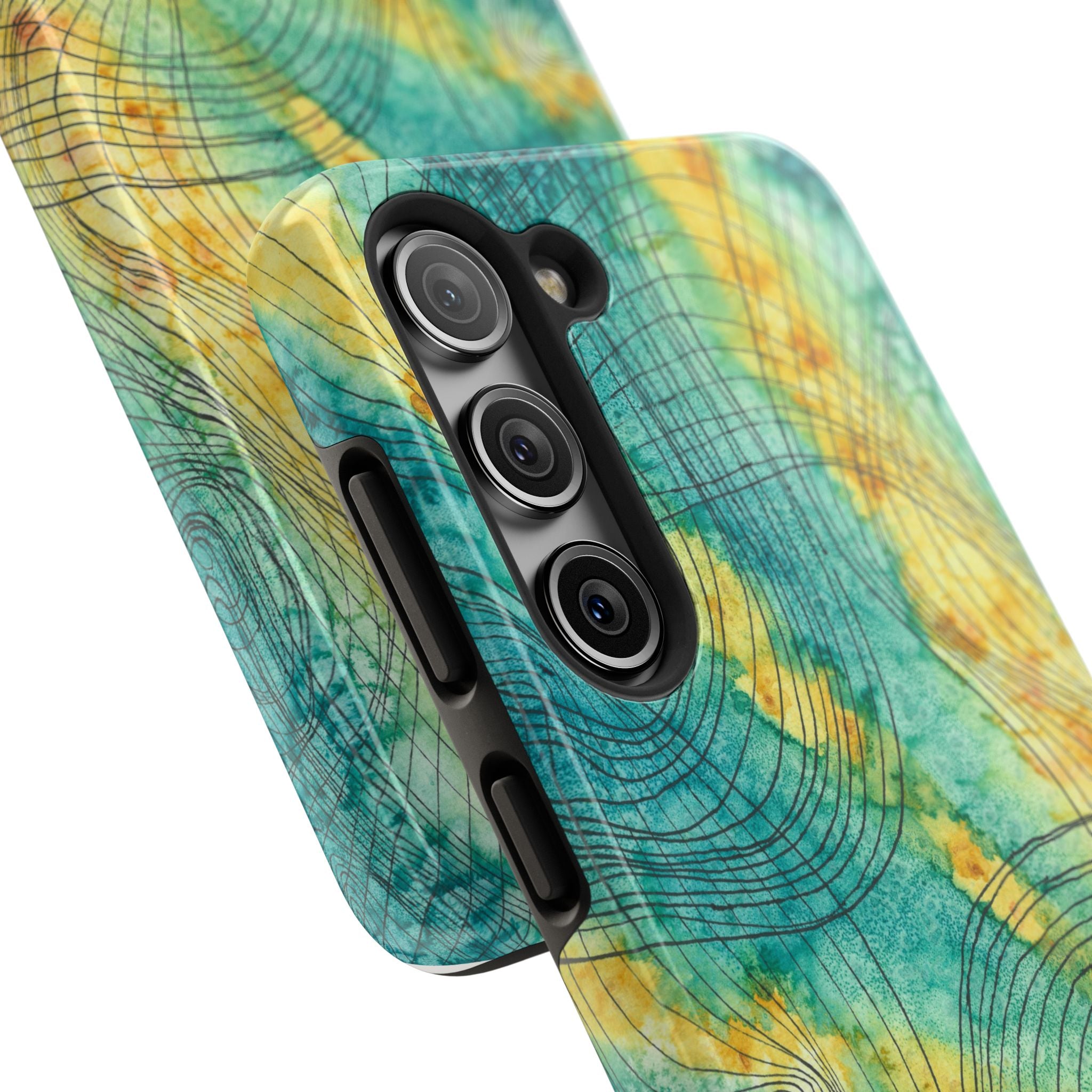 Tough Phone Case - All iPhones and Samsung Galaxys - Exciting Abstract Design #81 The Only Way Is Up