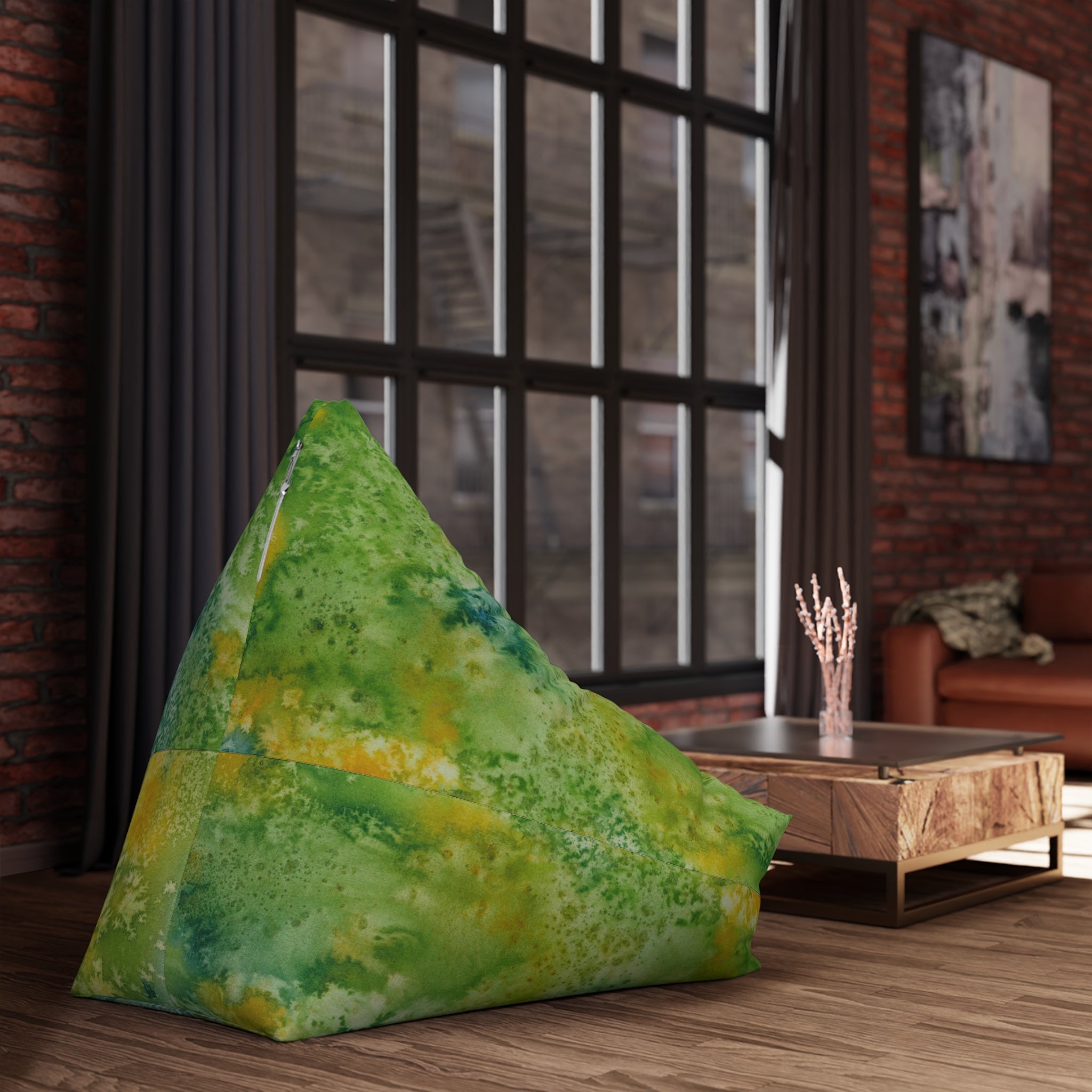 Bean Bag Chair Covers For Indoor & Outdoor - 2 Sizes - Exciting Abstract Design #52 View From Above