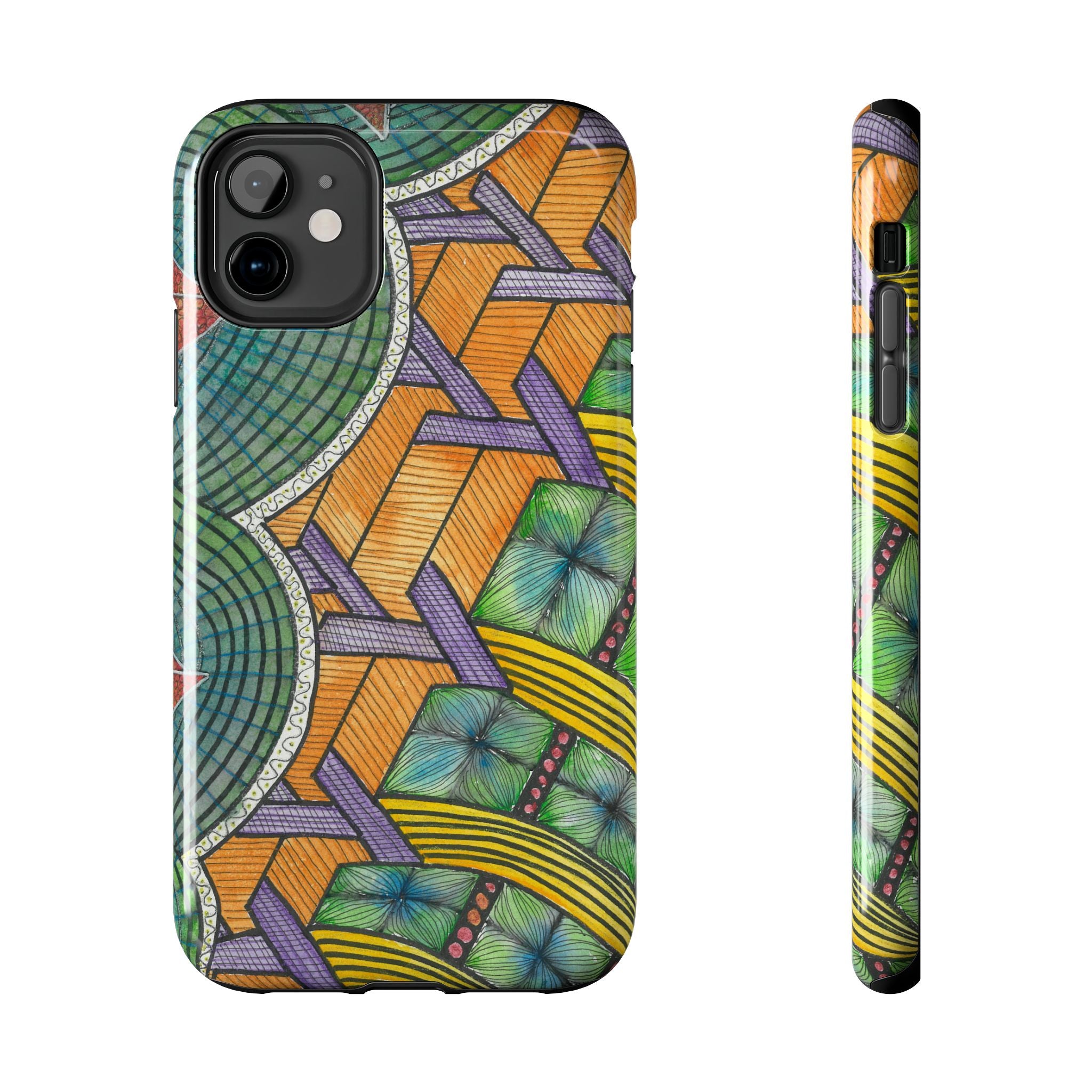 Tough Phone Case - All iPhones and Samsung Galaxys - Exciting Abstract Design #31 T'Eye Land