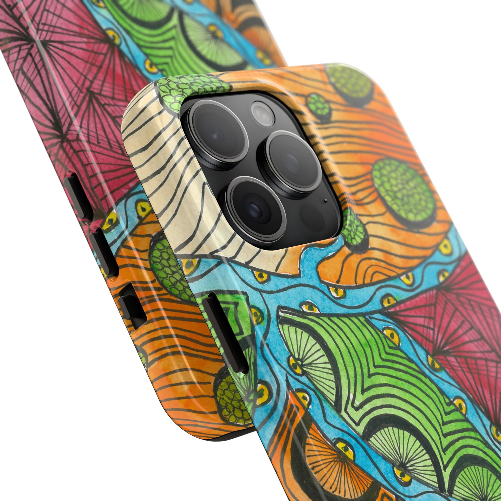 Tough Phone Case - All iPhones and Samsung Galaxys - Exciting Abstract Design #11 Today's The Day