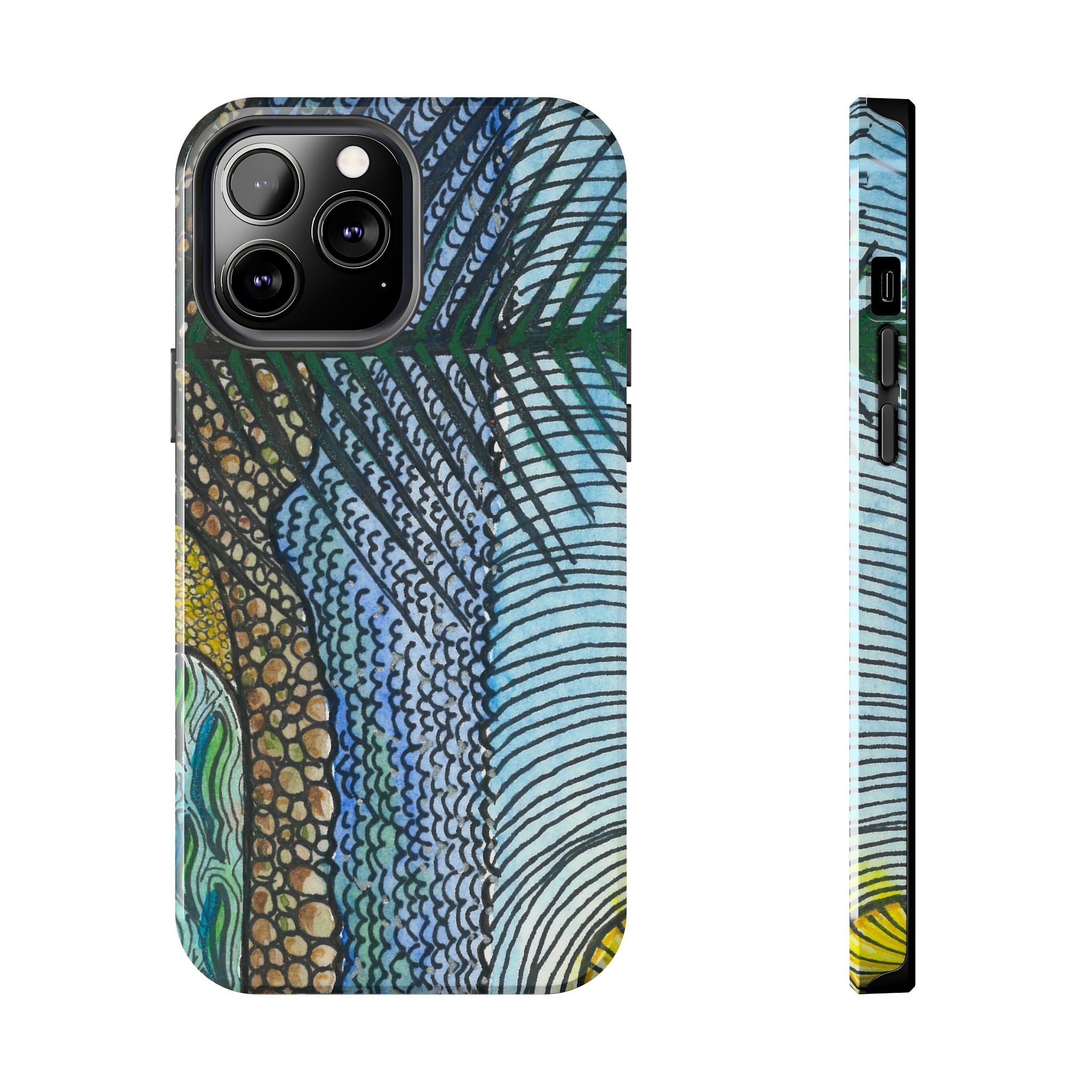 Tough Phone Case - All iPhones and Samsung Galaxys - Exciting Abstract Design #47 Cottesloe
