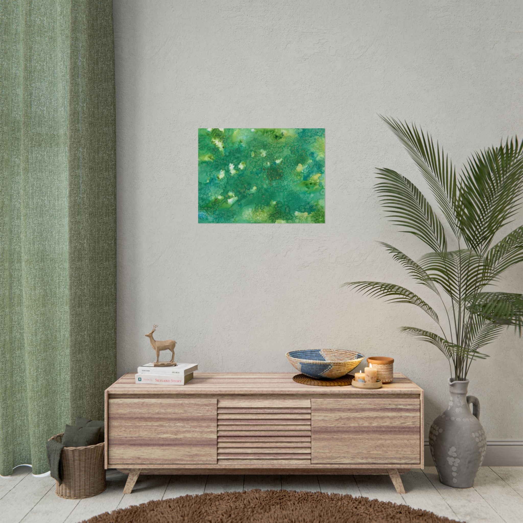 Large Colourful Wall Art, Posters & Prints, For Office, Bedroom or Living Room, or Special Gift #79 Abundance Cometh