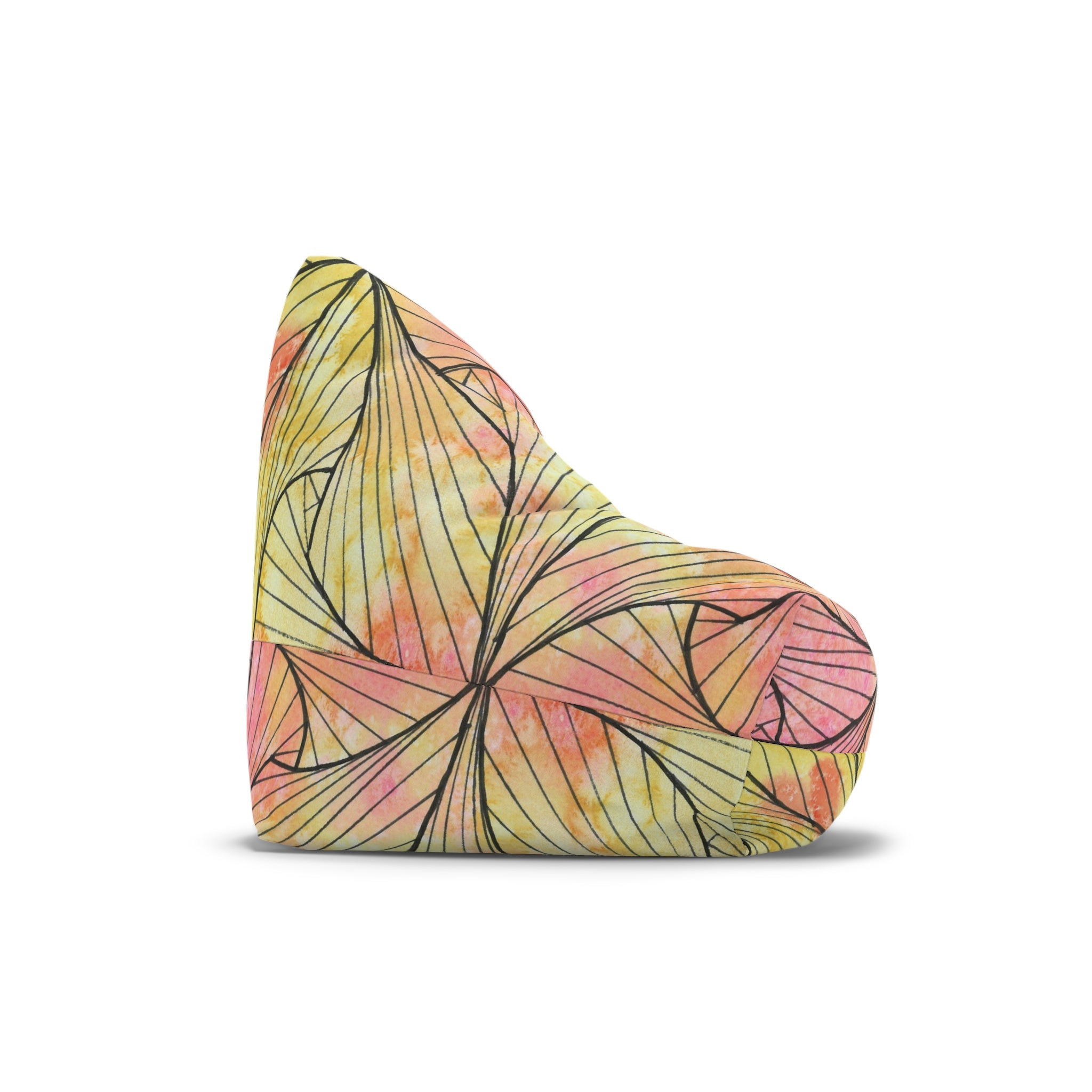 Bean Bag Chair Covers For Indoor & Outdoor - 2 Sizes - Exciting Abstract Design #39 Impossible They Said!