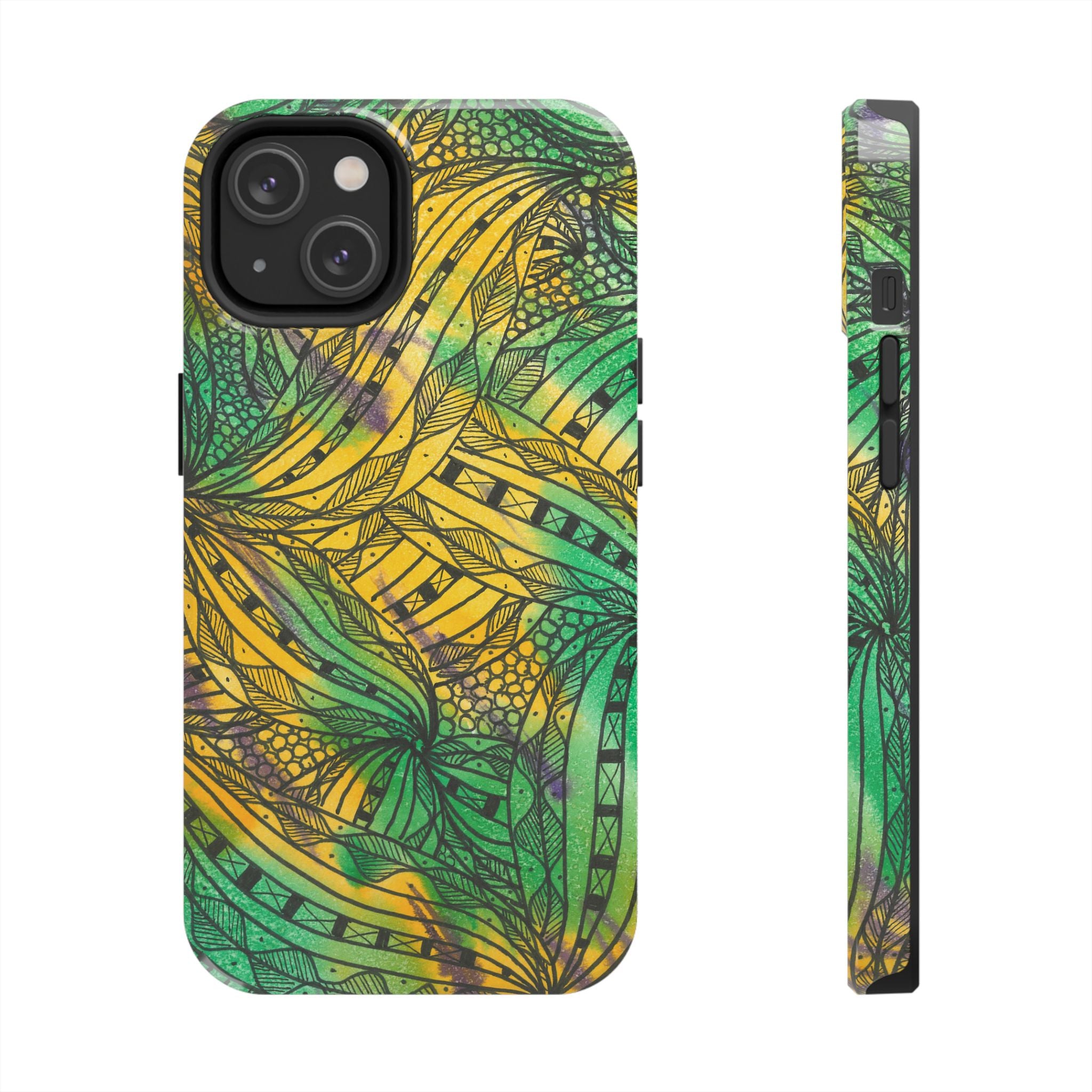Tough Phone Case - All iPhones and Samsung Galaxys - Exciting Abstract Design #37 Shubbery!