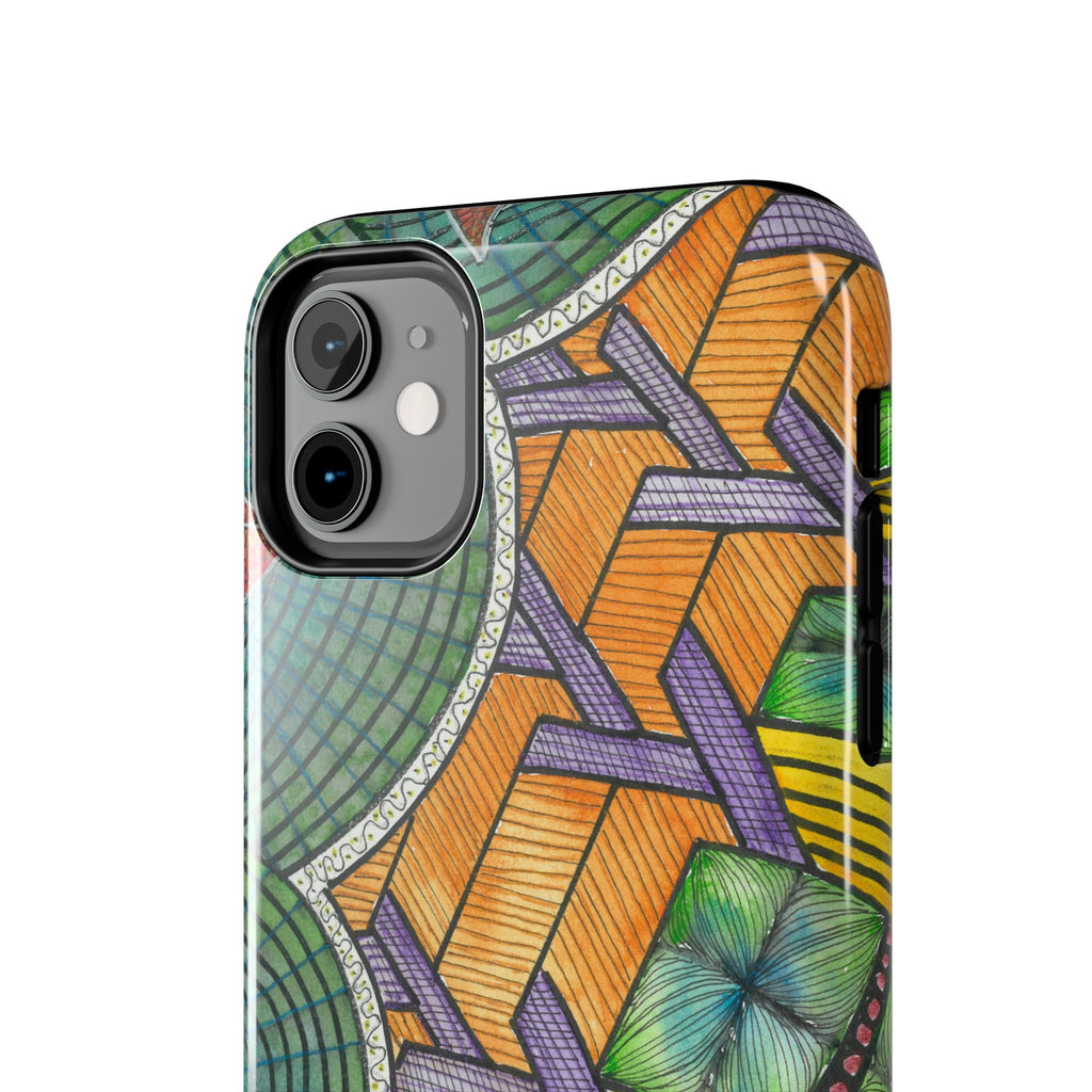 Tough Phone Case - All iPhones and Samsung Galaxys - Exciting Abstract Design #31 T'Eye Land
