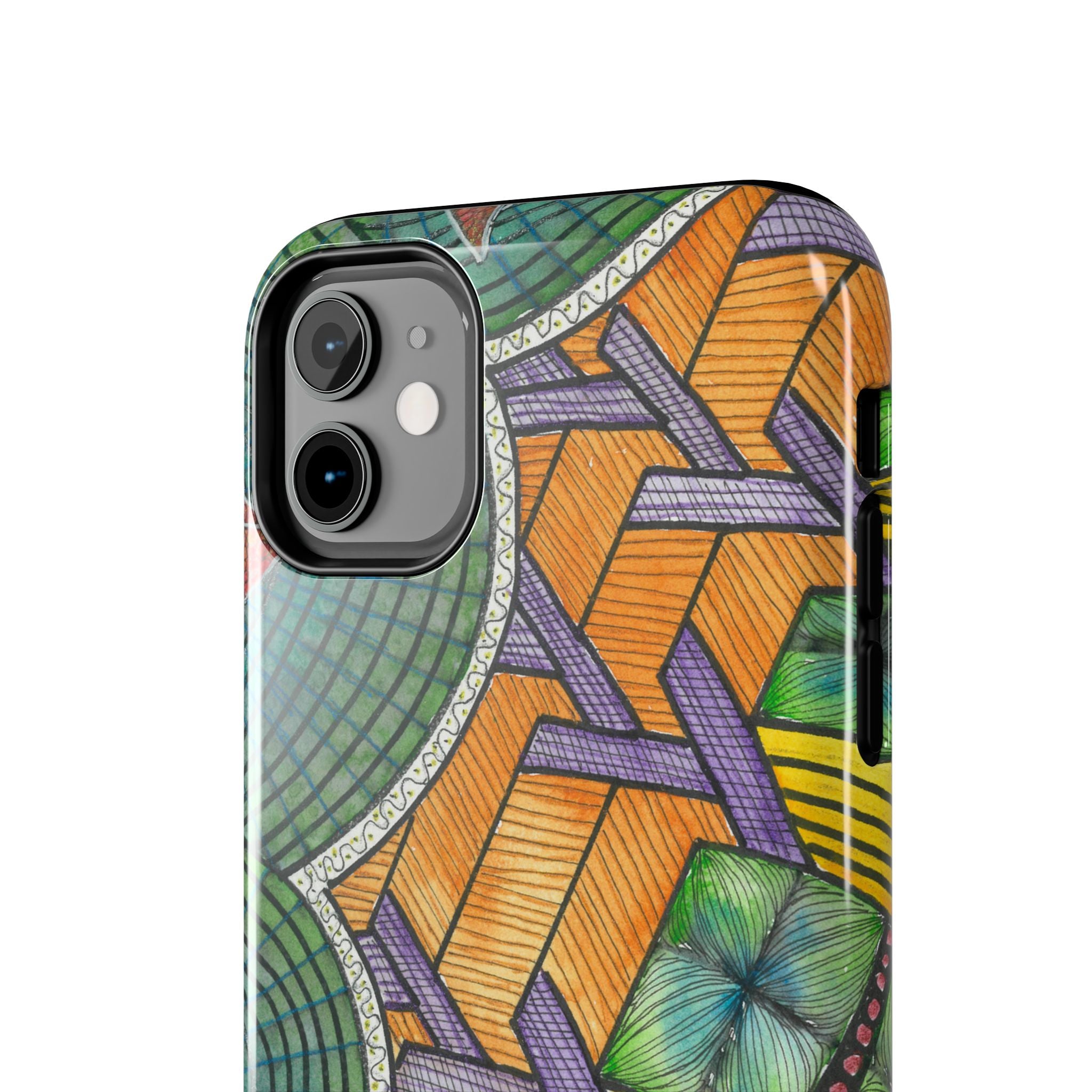 Tough Phone Case - All iPhones and Samsung Galaxys - Exciting Abstract Design #31 T'Eye Land