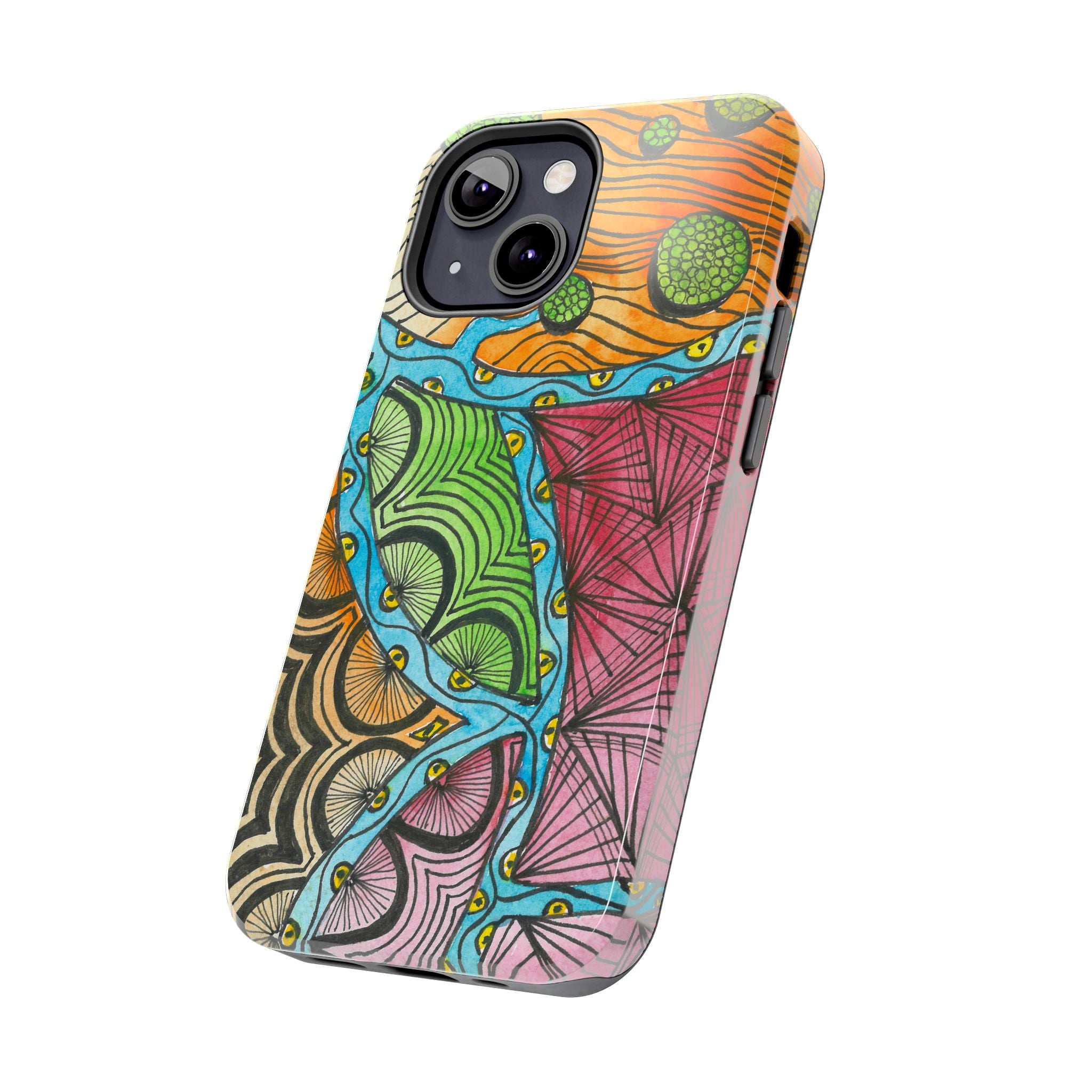 Tough Phone Case - All iPhones and Samsung Galaxys - Exciting Abstract Design #11 Today's The Day