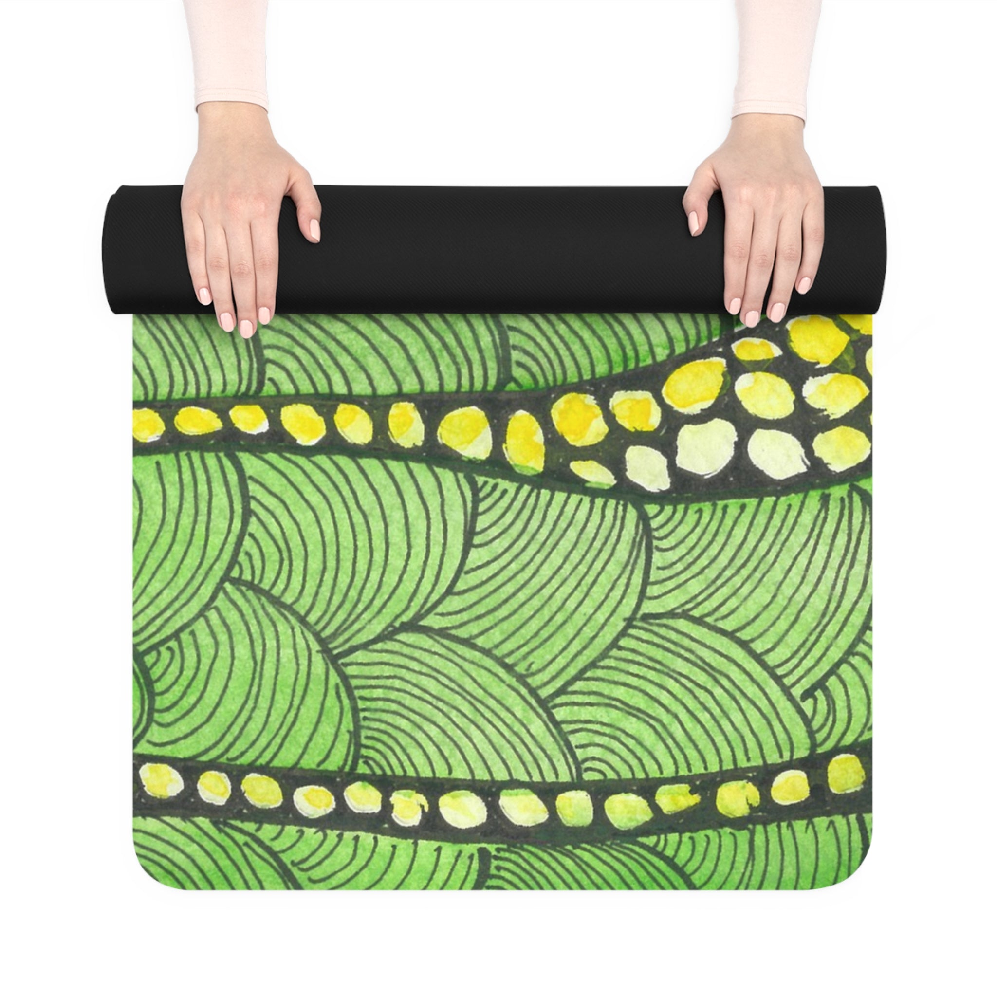 Yoga Mats and Gym Mats. Colourful Abstract Designs. Perfect for Home, Yoga or Gym Class, or a Special Gift #13 Watcha Thinking