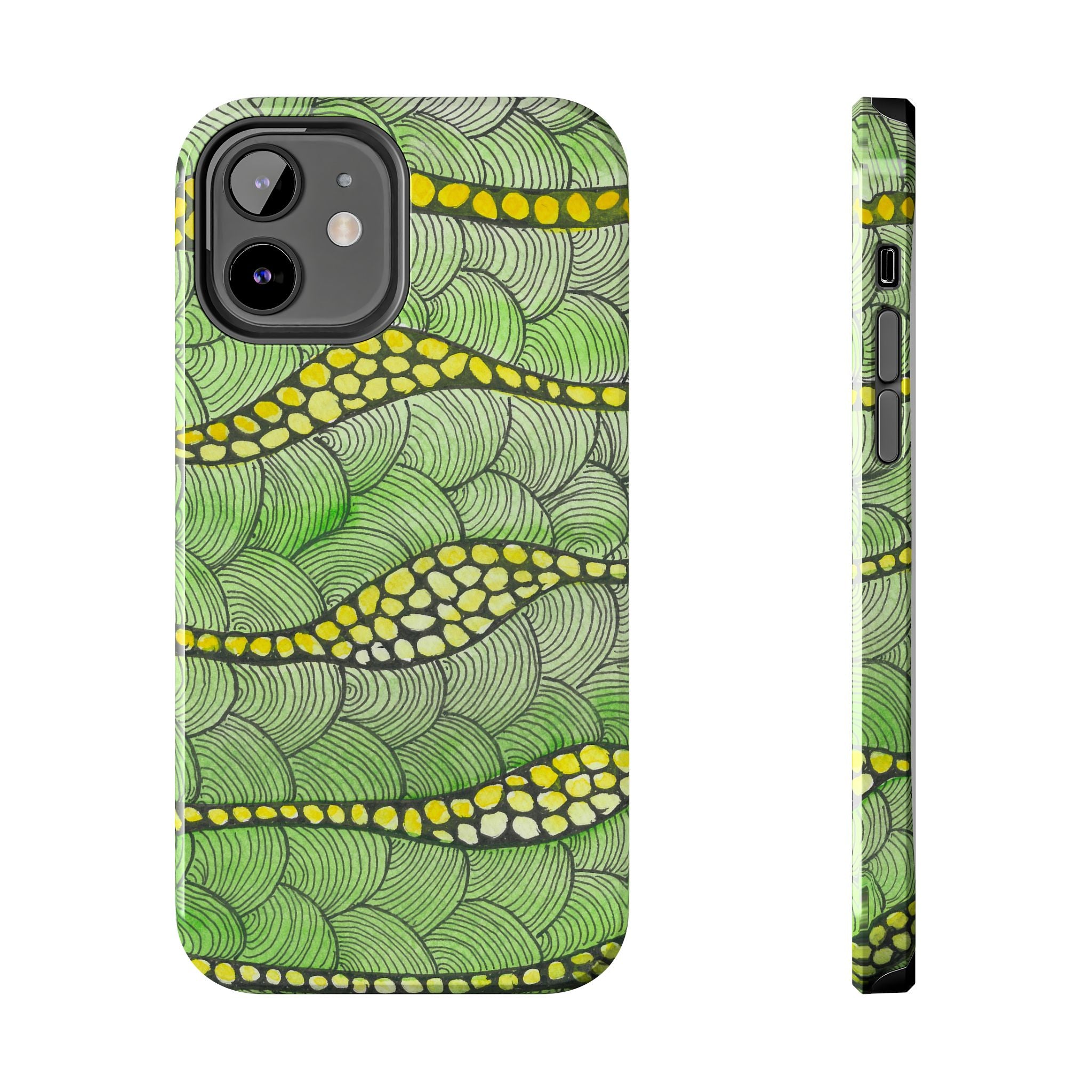 Tough Phone Case - All iPhones and Samsung Galaxys - Exciting Abstract Design #13 Watcha Thinking
