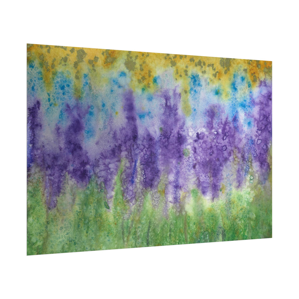 Large Colourful Wall Art, Posters & Prints, For Office, Bedroom or Living Room, or Special Gift #74 Lavender Fields