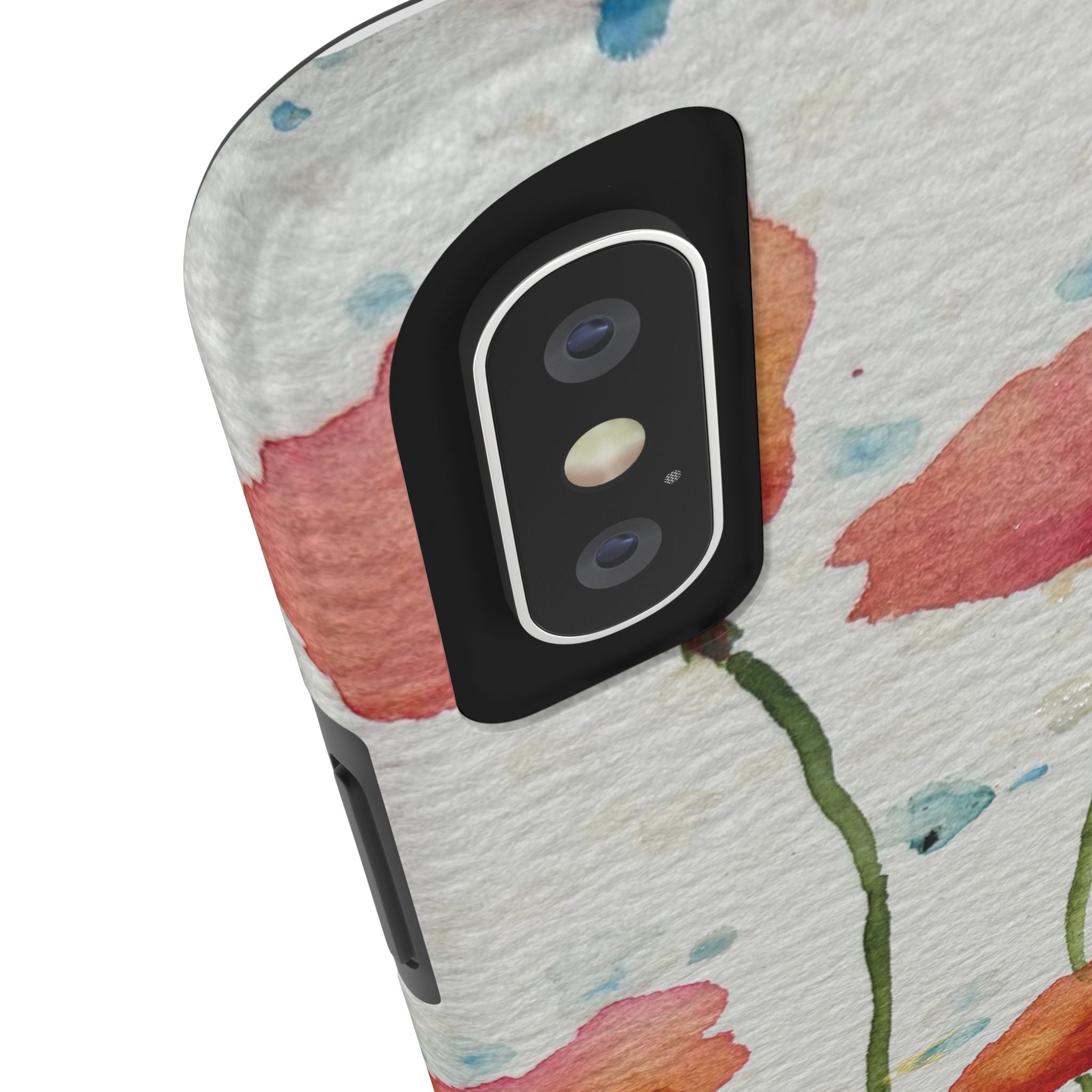 Tough Phone Case - All iPhones and Samsung Galaxys - Exciting Abstract Design #94 Poppies Galore