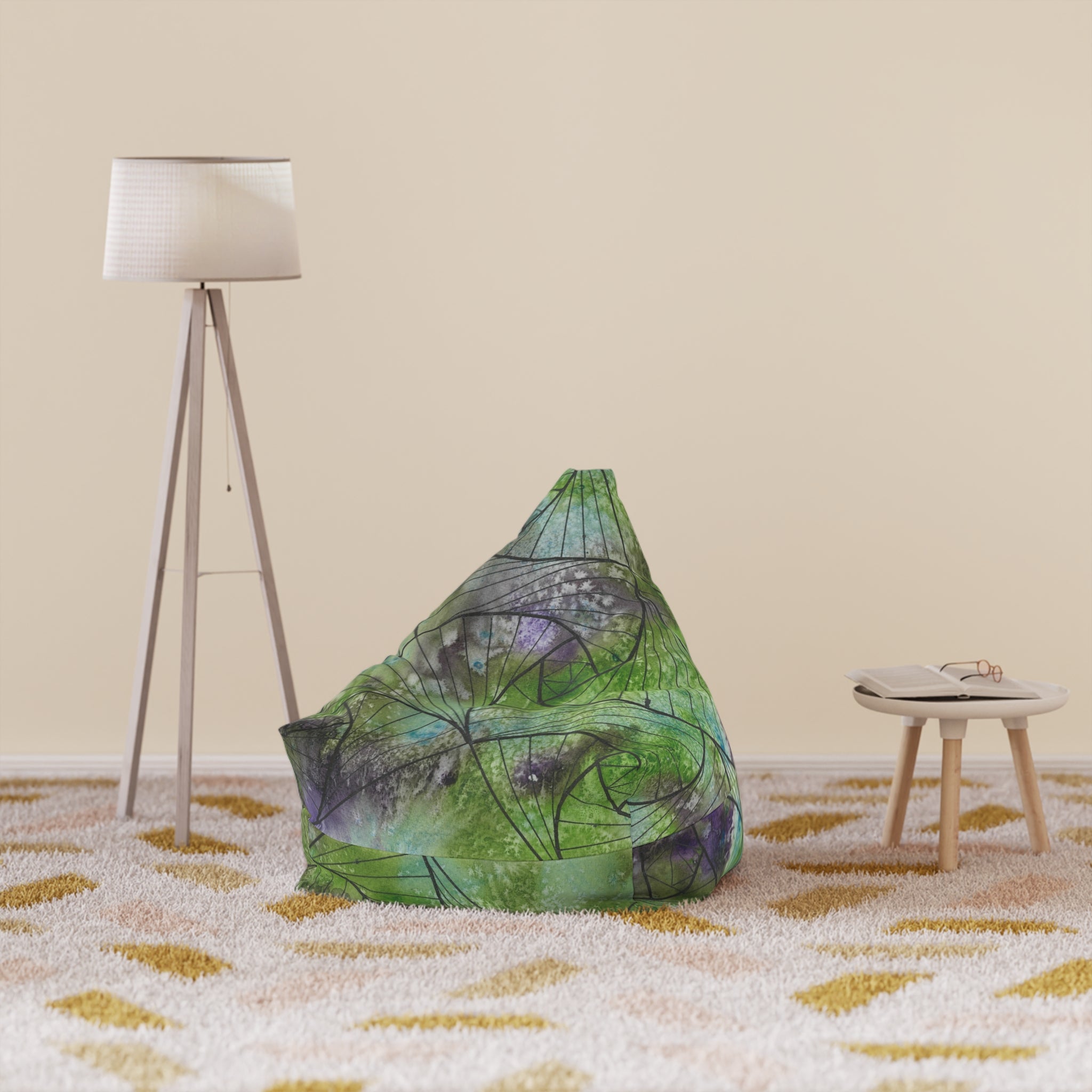 Bean Bag Chair Covers For Indoor & Outdoor - 2 Sizes - Exciting Abstract Design #55 Of Course I'm Sure!