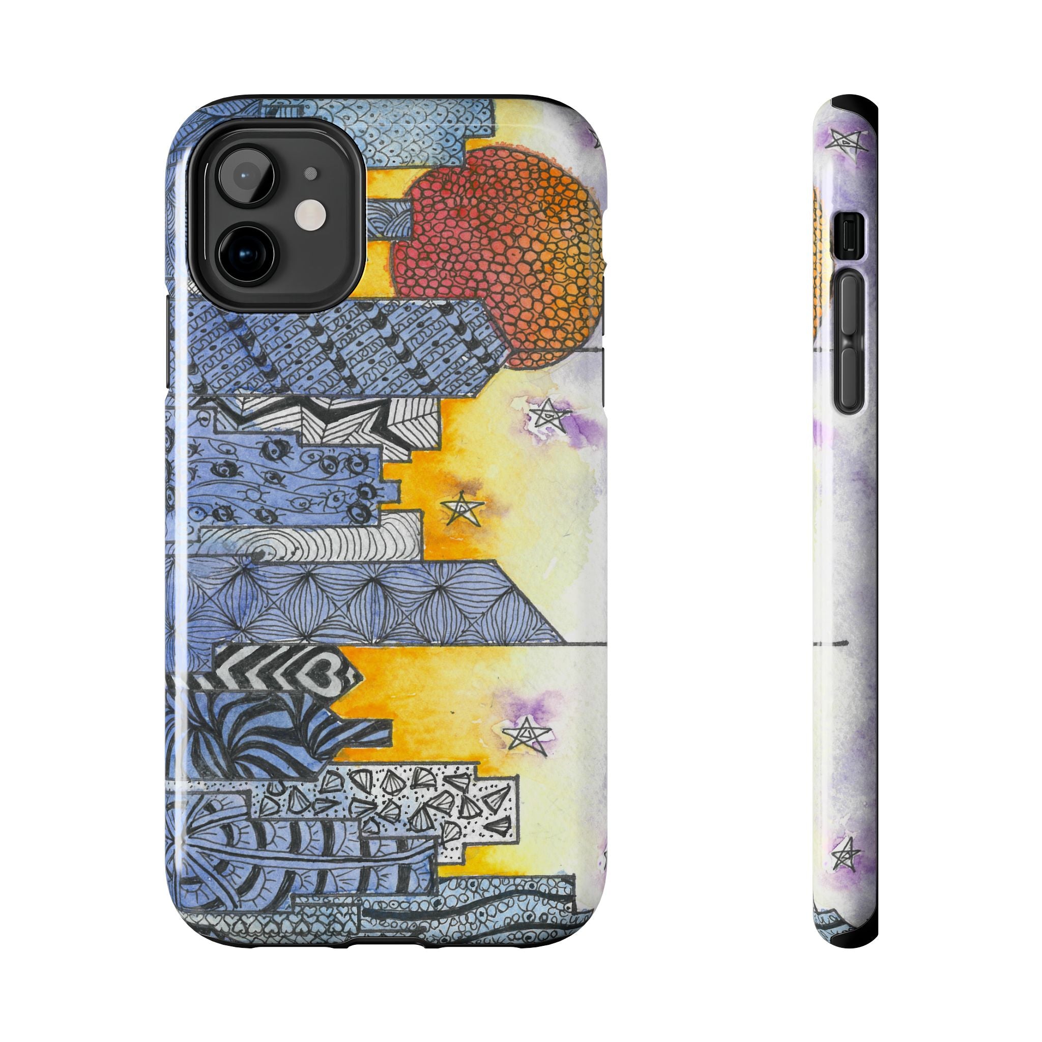 Tough Phone Case - All iPhones and Samsung Galaxys - Exciting Abstract Design #5 In The Shadows