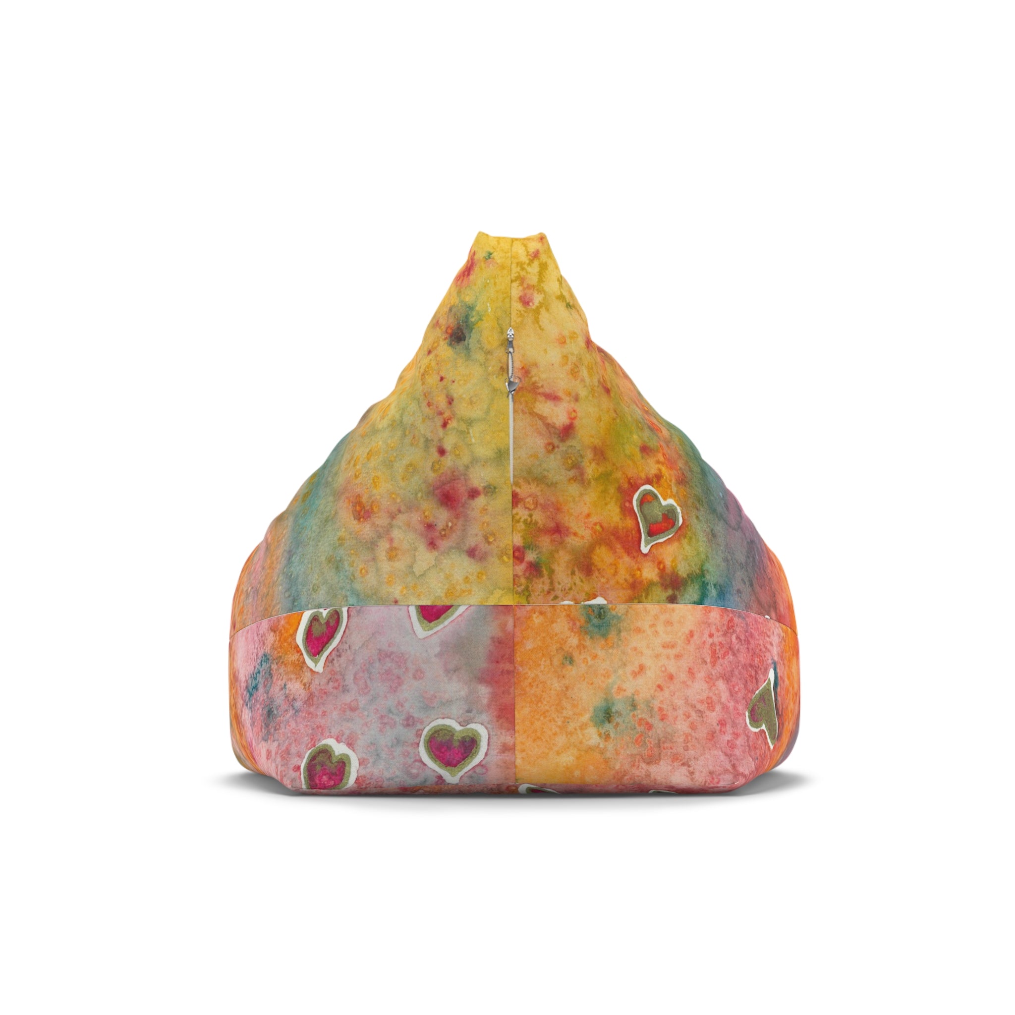 Bean Bag Chair Covers For Indoor & Outdoor - 2 Sizes - Exciting Abstract Design #96 Love, Friendship, integrity