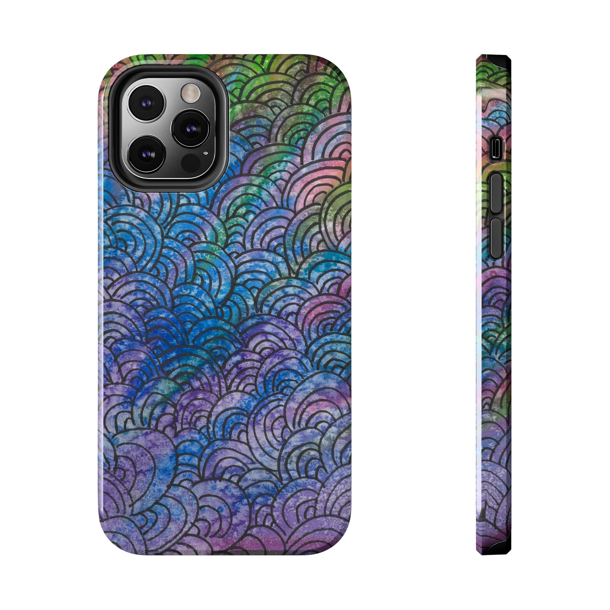 Tough Phone Case - All iPhones and Samsung Galaxys - Exciting Abstract Design #84 Ah! The Past