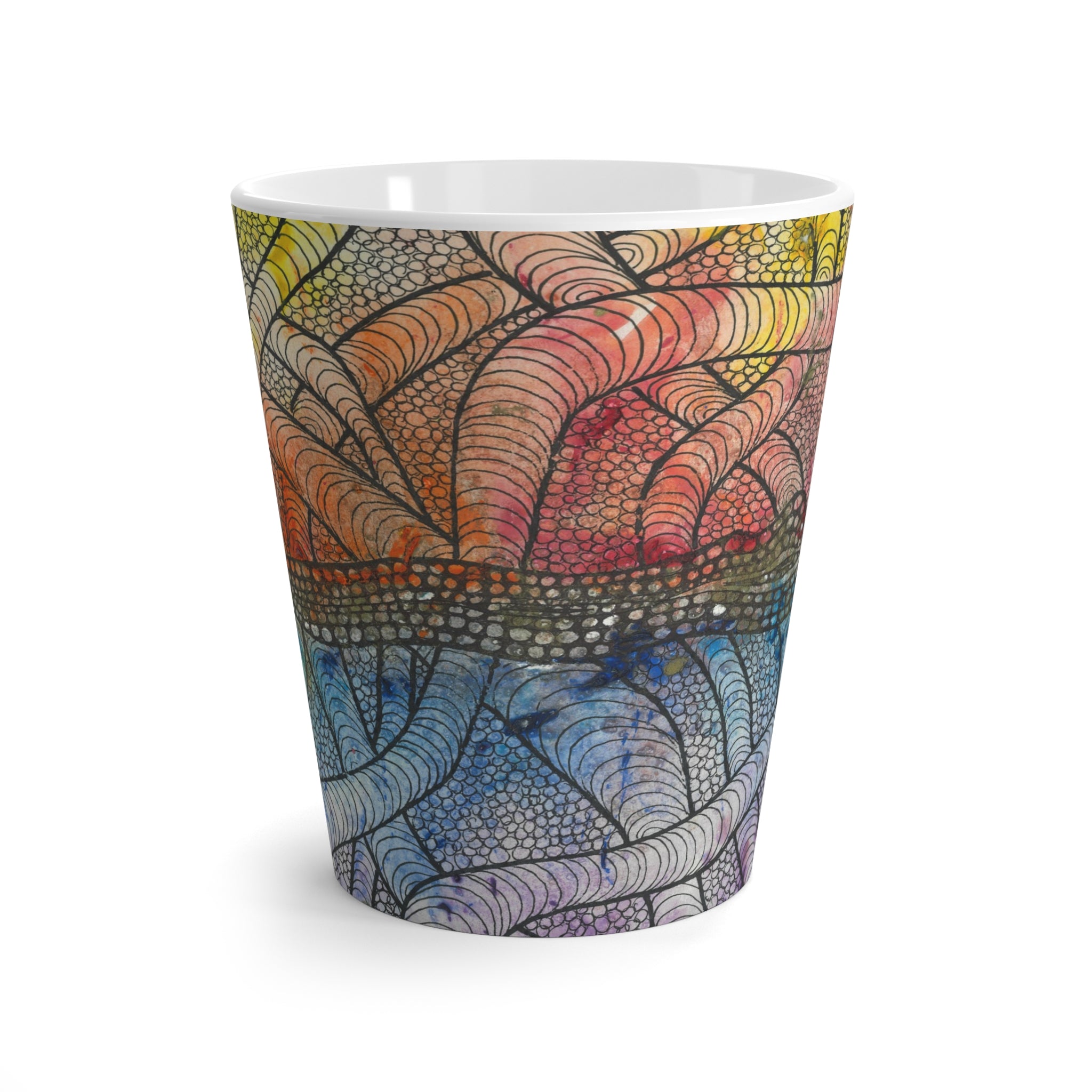 Coffee Mugs and Cups. Colourful Abstract Designs. Perfect for Home, Office or Special Gift #72 After The End
