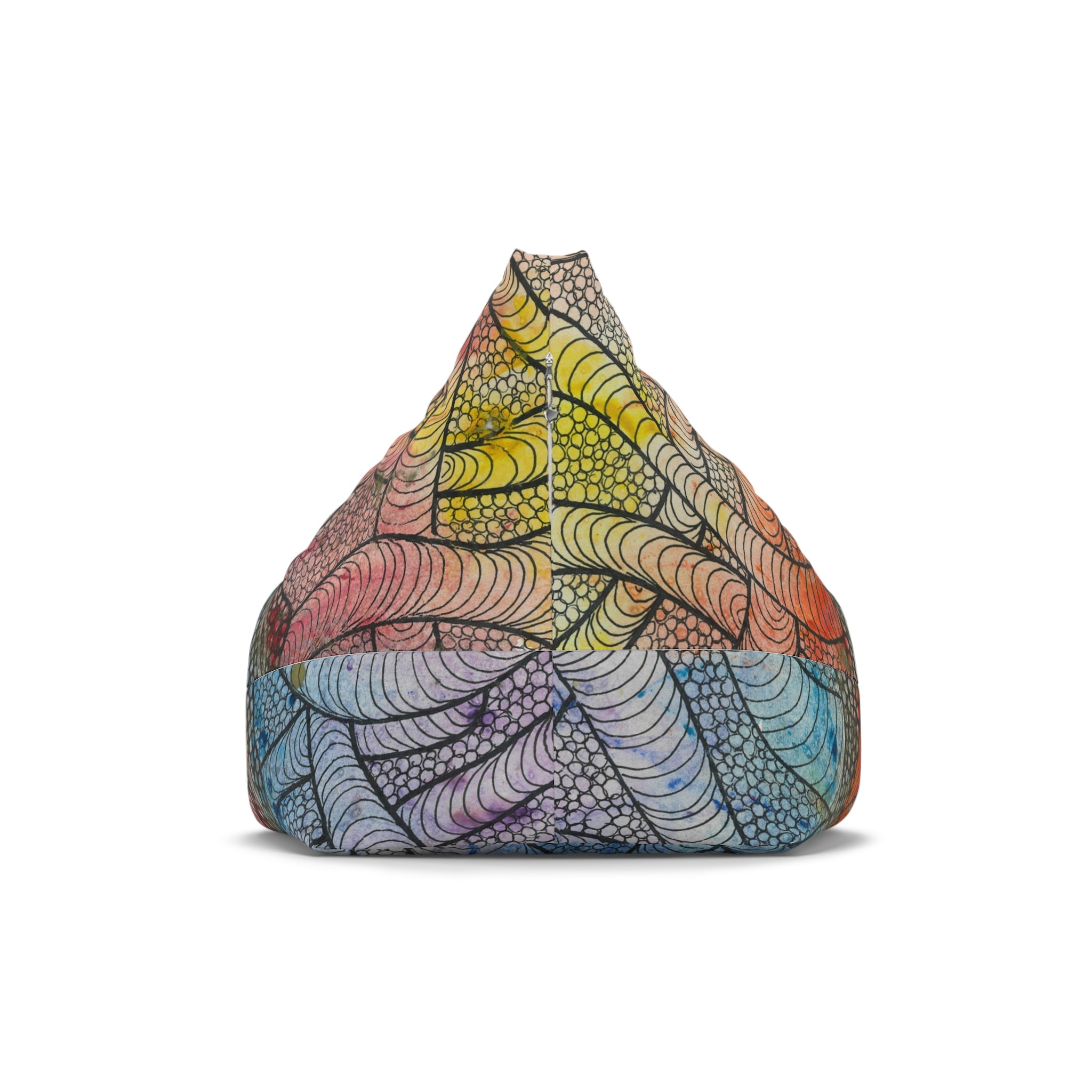 Bean Bag Chair Covers For Indoor & Outdoor - 2 Sizes - Exciting Abstract Design #72 After The End