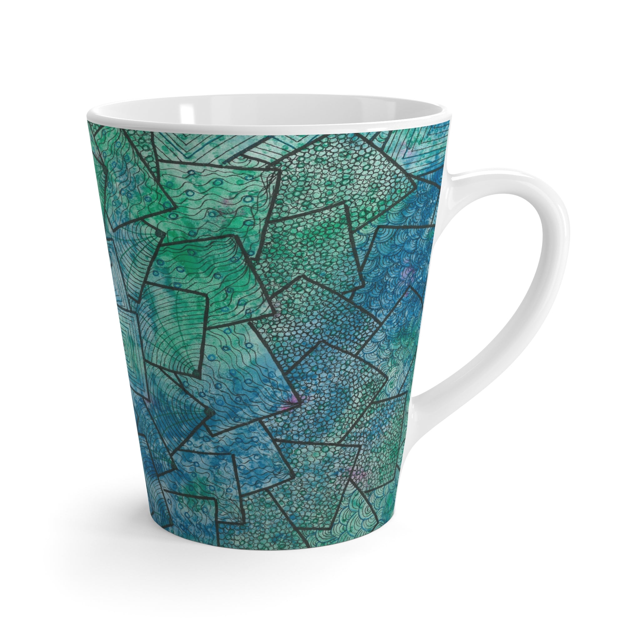 Coffee Mugs and Cups. Colourful Abstract Designs. Perfect for Home, Office or Special Gift #65 And The AnswerIs