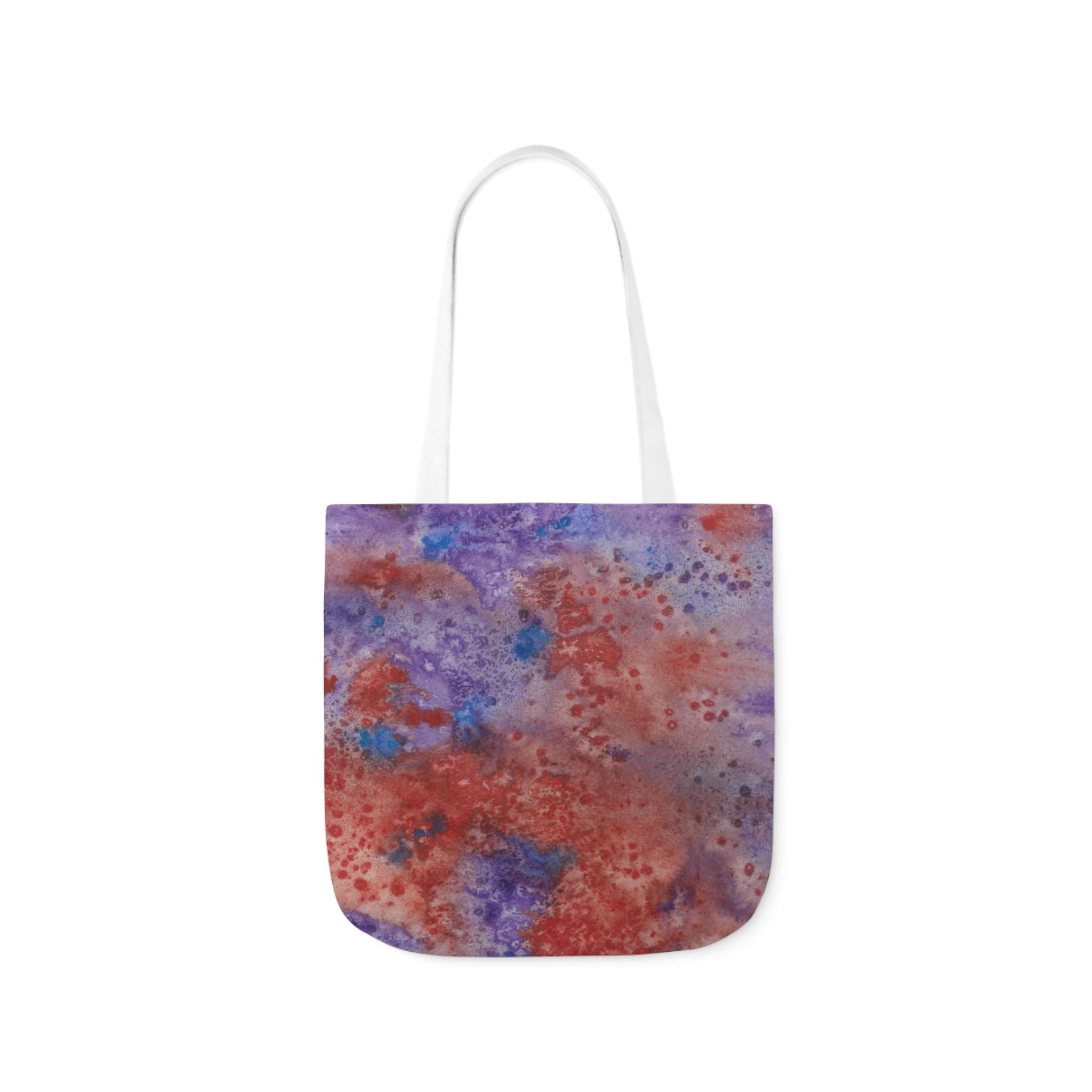 Canvas Tote Bags, Colourful Abstract Designs, 5-Color Straps, 3 Sizes.  For Family and friends or a Special Gift #51 In The Beginning