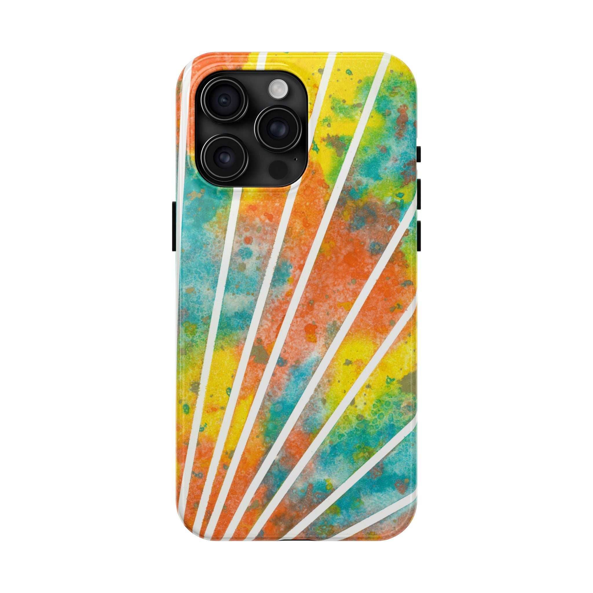 Tough Phone Case - All iPhones and Samsung Galaxys - Exciting Abstract Design #101 Your Energy Radiates