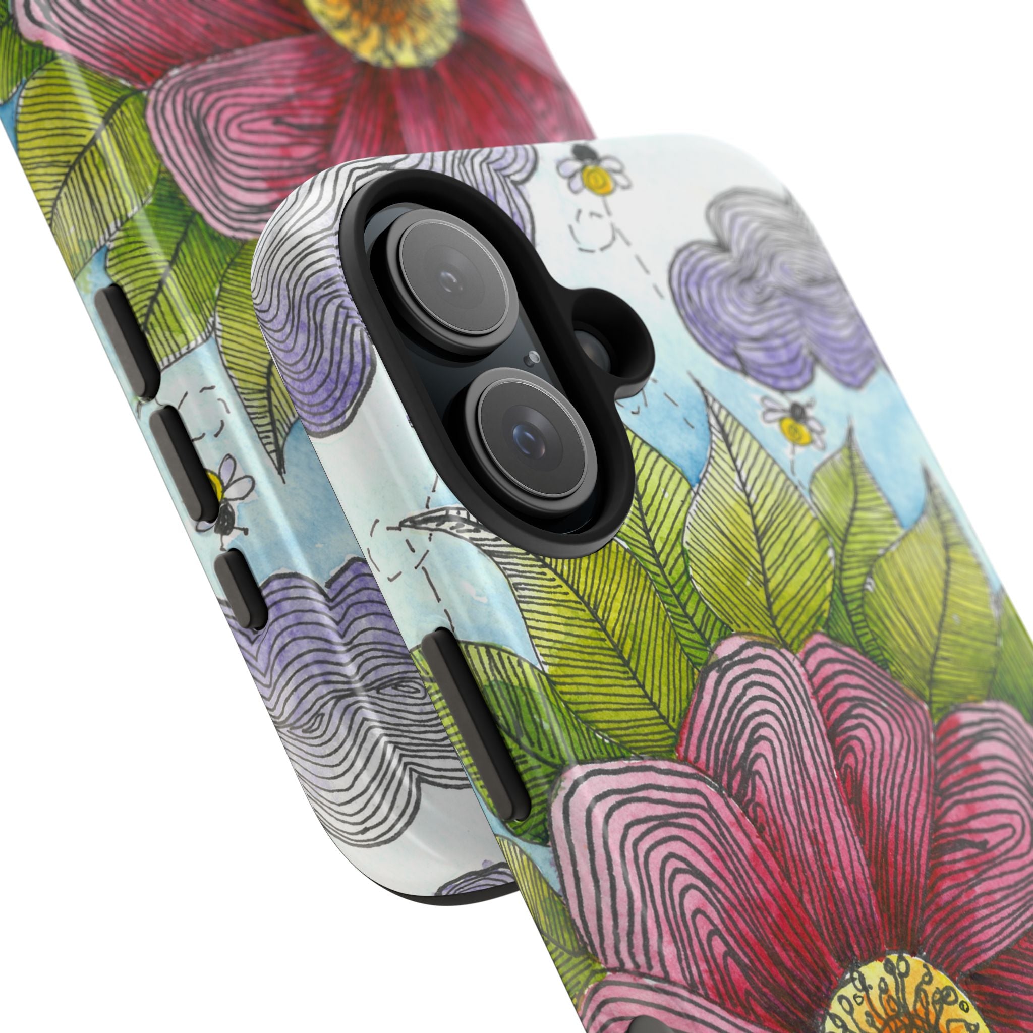Tough Phone Case - All iPhones and Samsung Galaxys - Exciting Abstract Design  #4 Bloom'n