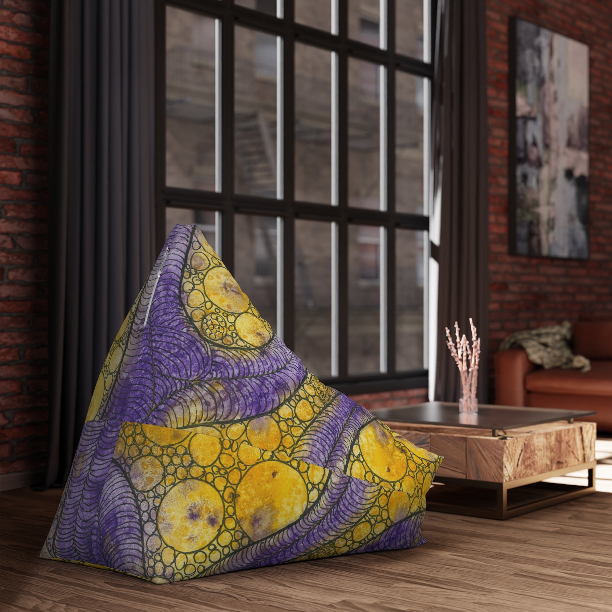 Bean Bag Chair Covers For Indoor & Outdoor - 2 Sizes - Exciting Abstract Design #64 Is Now A Good Time?