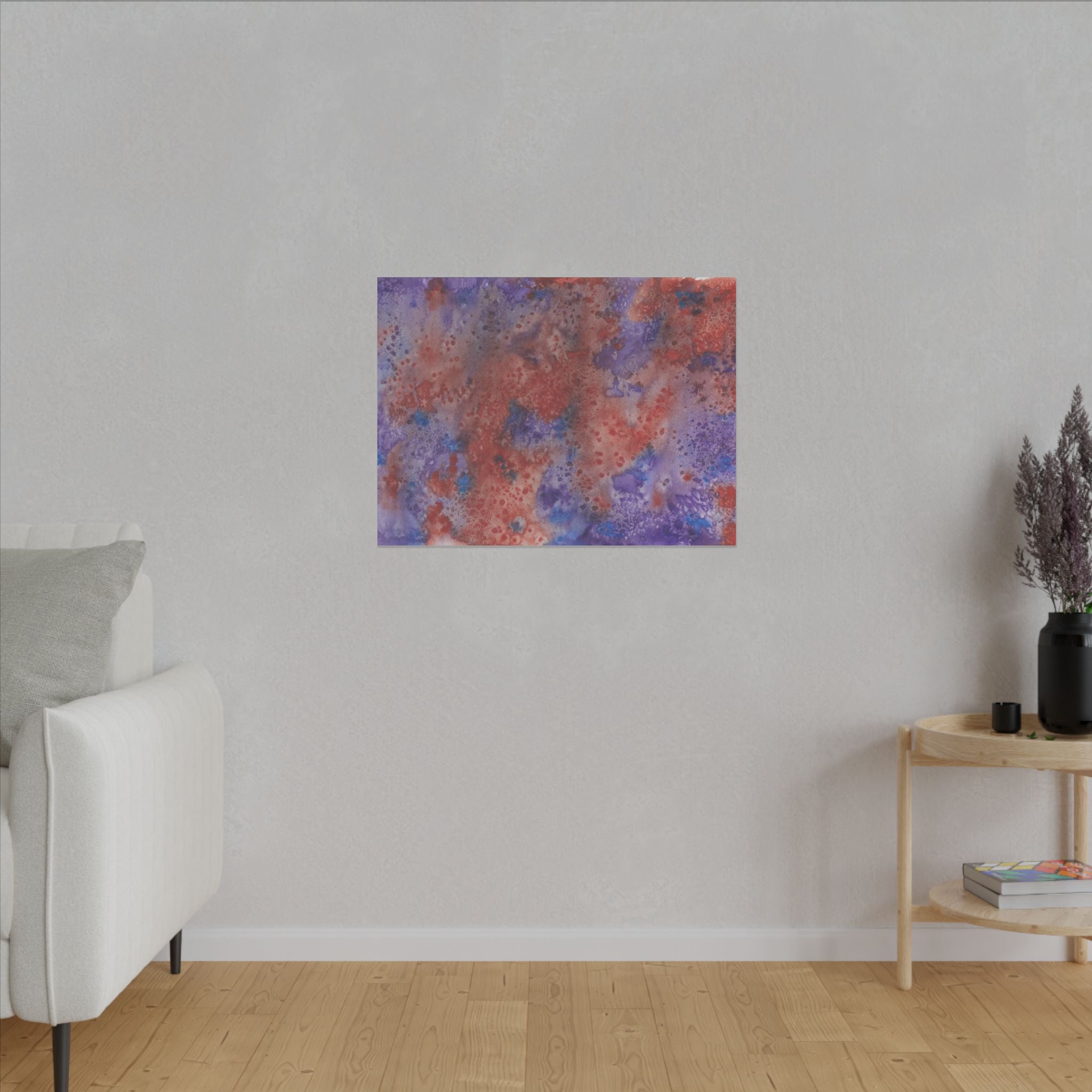 Large Colourful Wall Art, Canvas Prints, For Office, Bedroom or Living Room, or Special Gift #51 In The Beginning