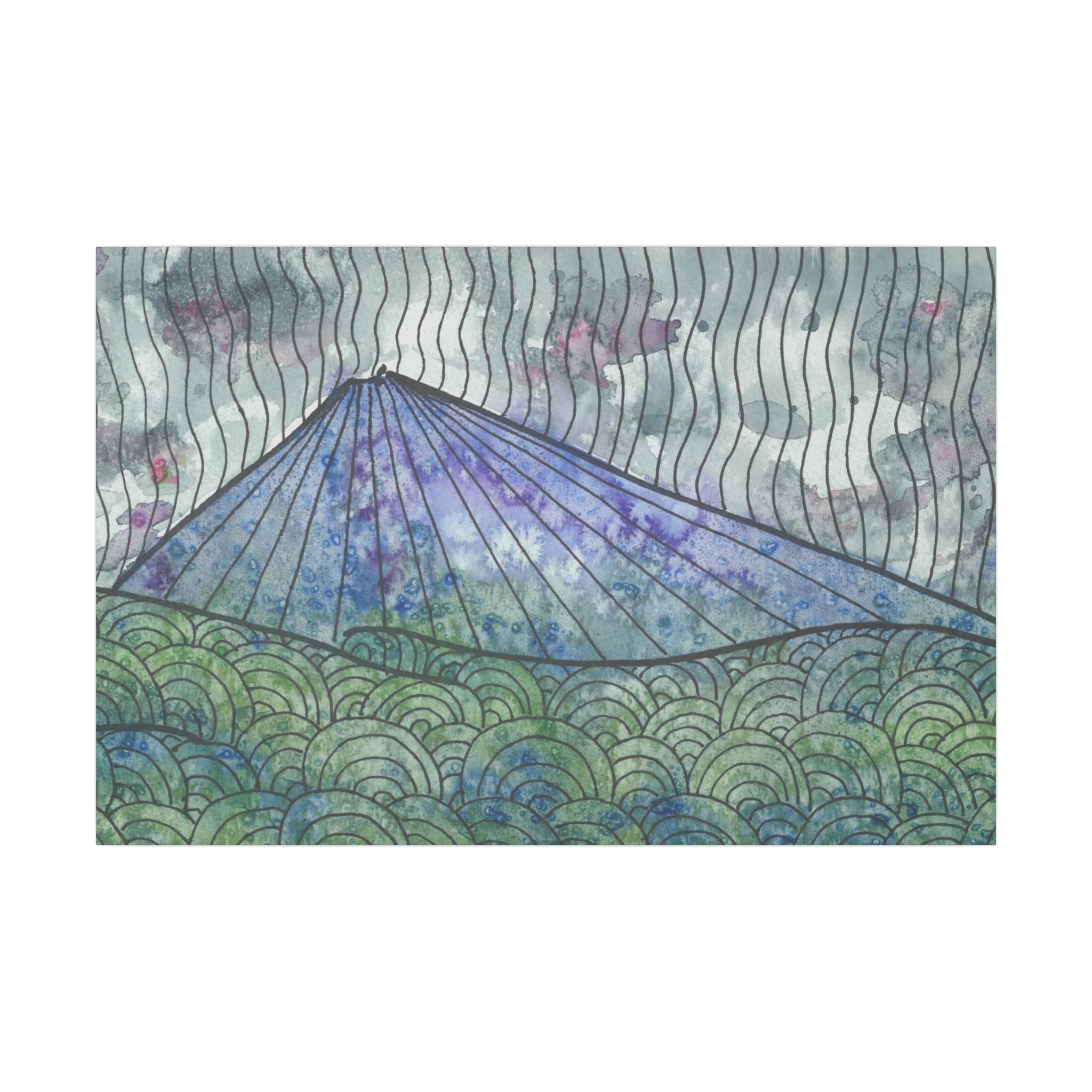 Large Colourful Wall Art, Canvas Prints, For Office, Bedroom or Living Room, or Special Gift #90 Rtanj Pyramid - Serbia