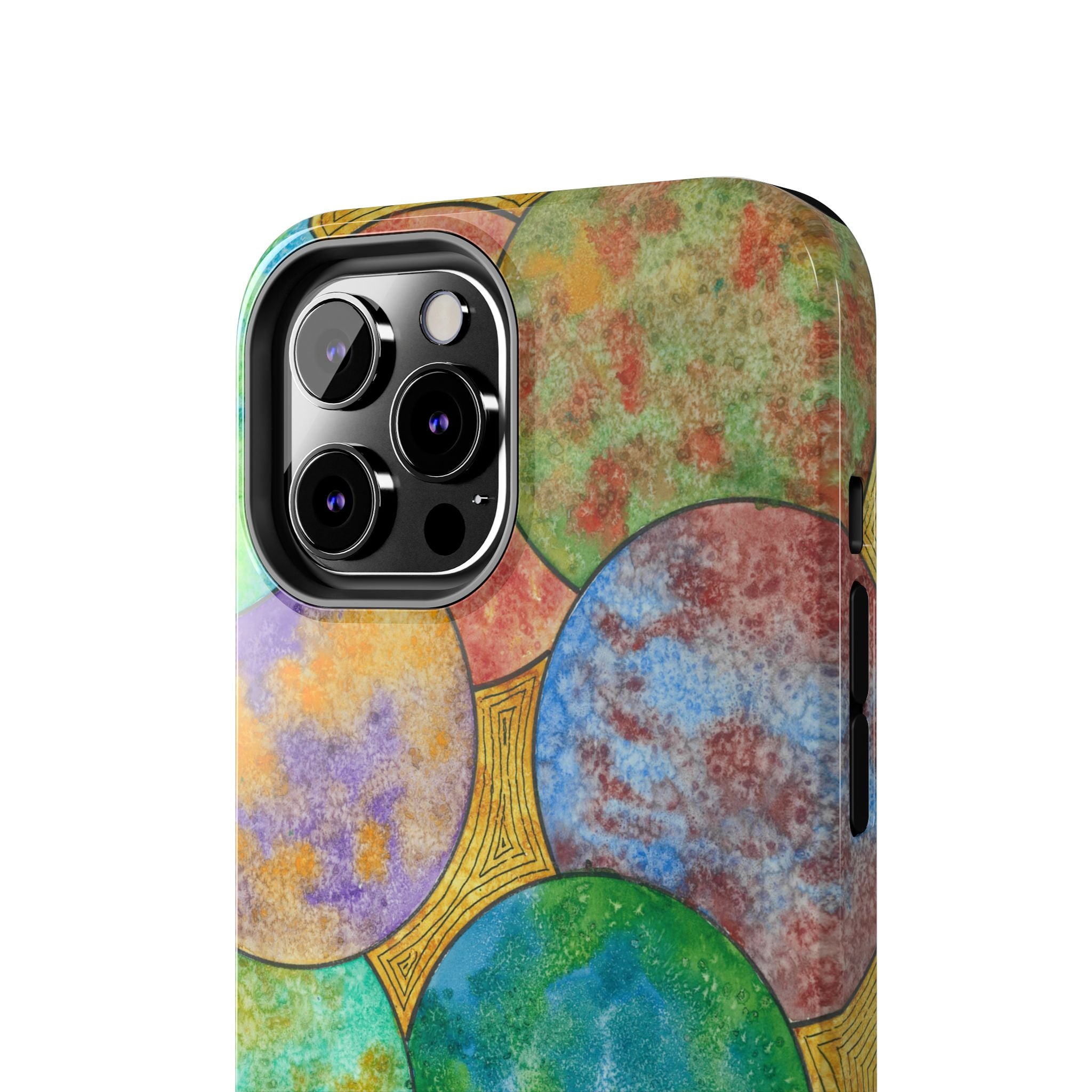 Tough Phone Case - All iPhones and Samsung Galaxys - Exciting Abstract Design #61 Worlds Apart