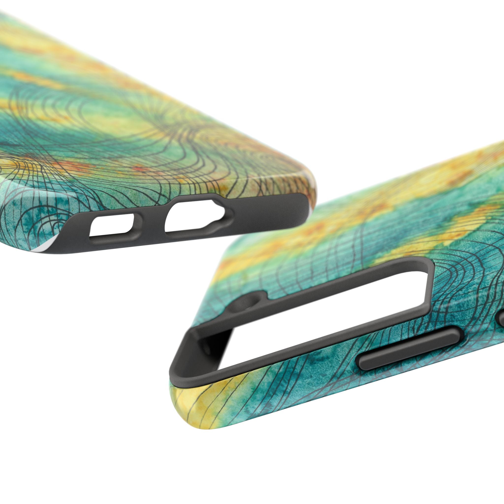 Tough Phone Case - All iPhones and Samsung Galaxys - Exciting Abstract Design #81 The Only Way Is Up
