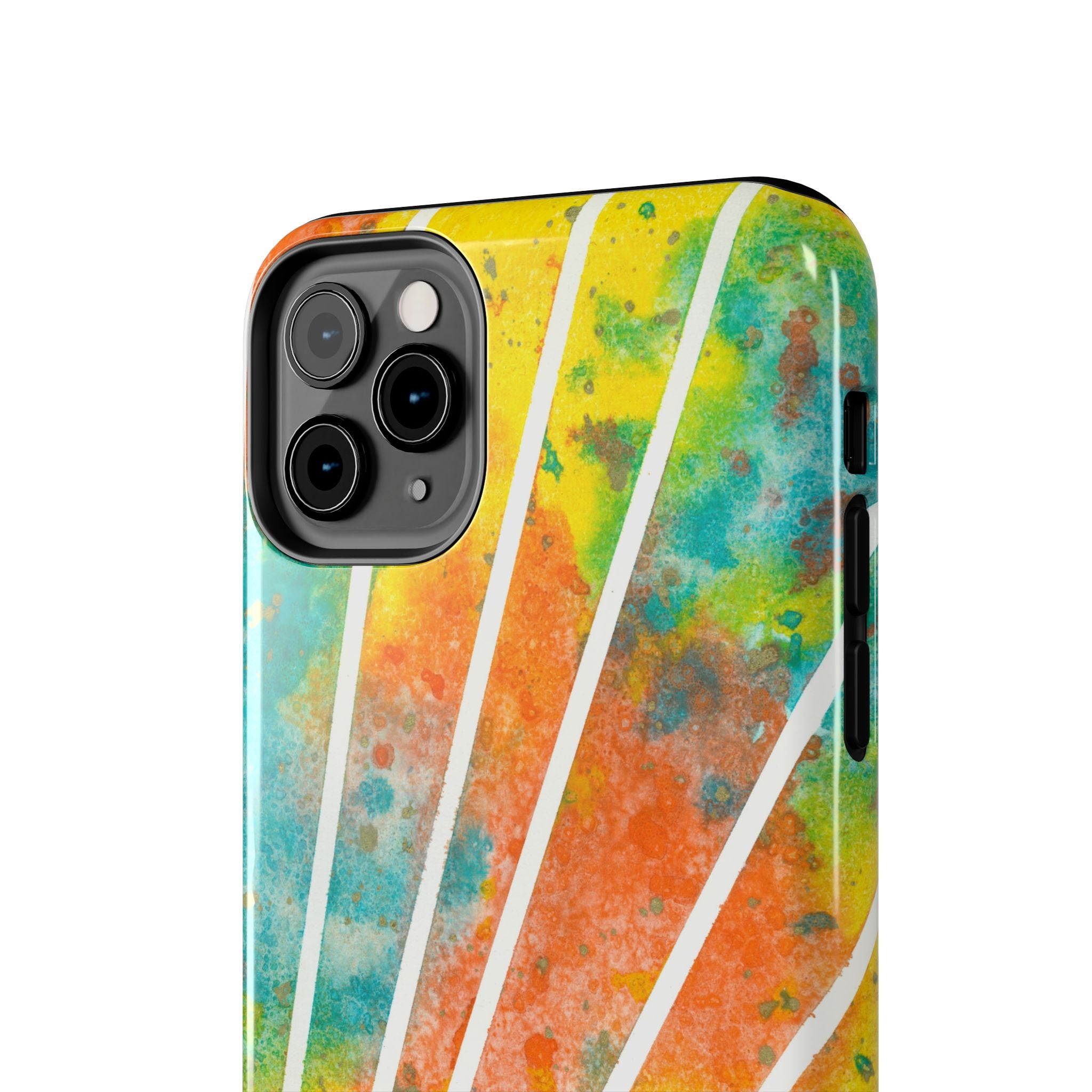 Tough Phone Case - All iPhones and Samsung Galaxys - Exciting Abstract Design #101 Your Energy Radiates