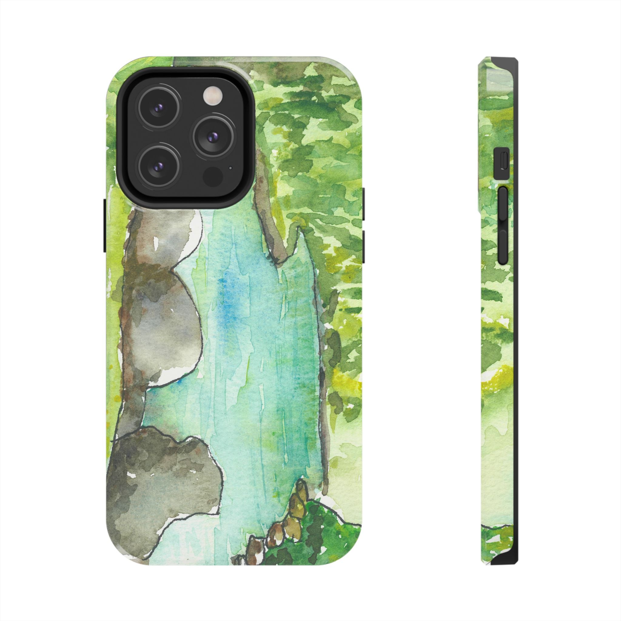 Tough Phone Case - All iPhones and Samsung Galaxys - Exciting Abstract Design #88 Tara River - Montenegro
