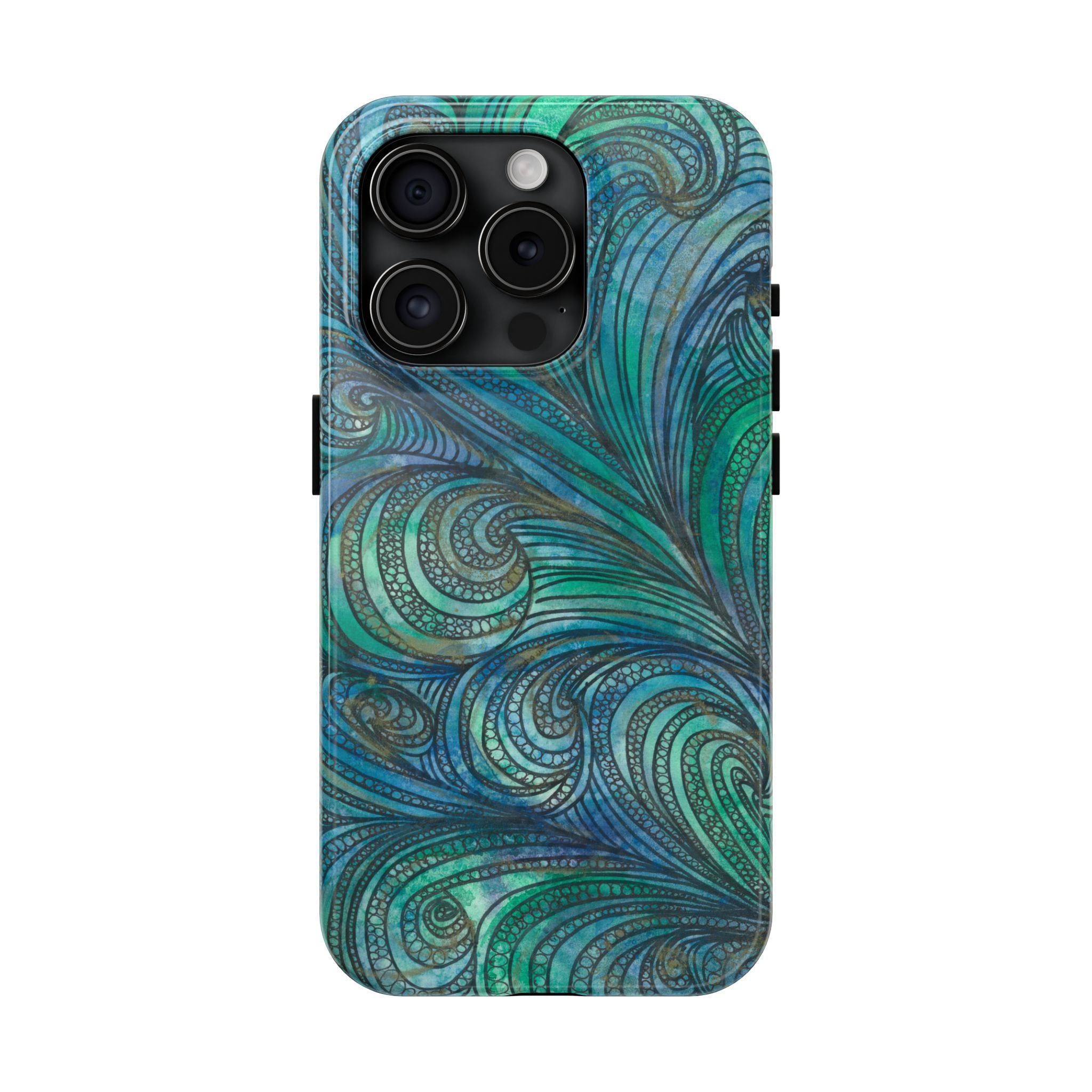 Tough Phone Case - All iPhones and Samsung Galaxys - Exciting Abstract Design #71 Call Of The Sea