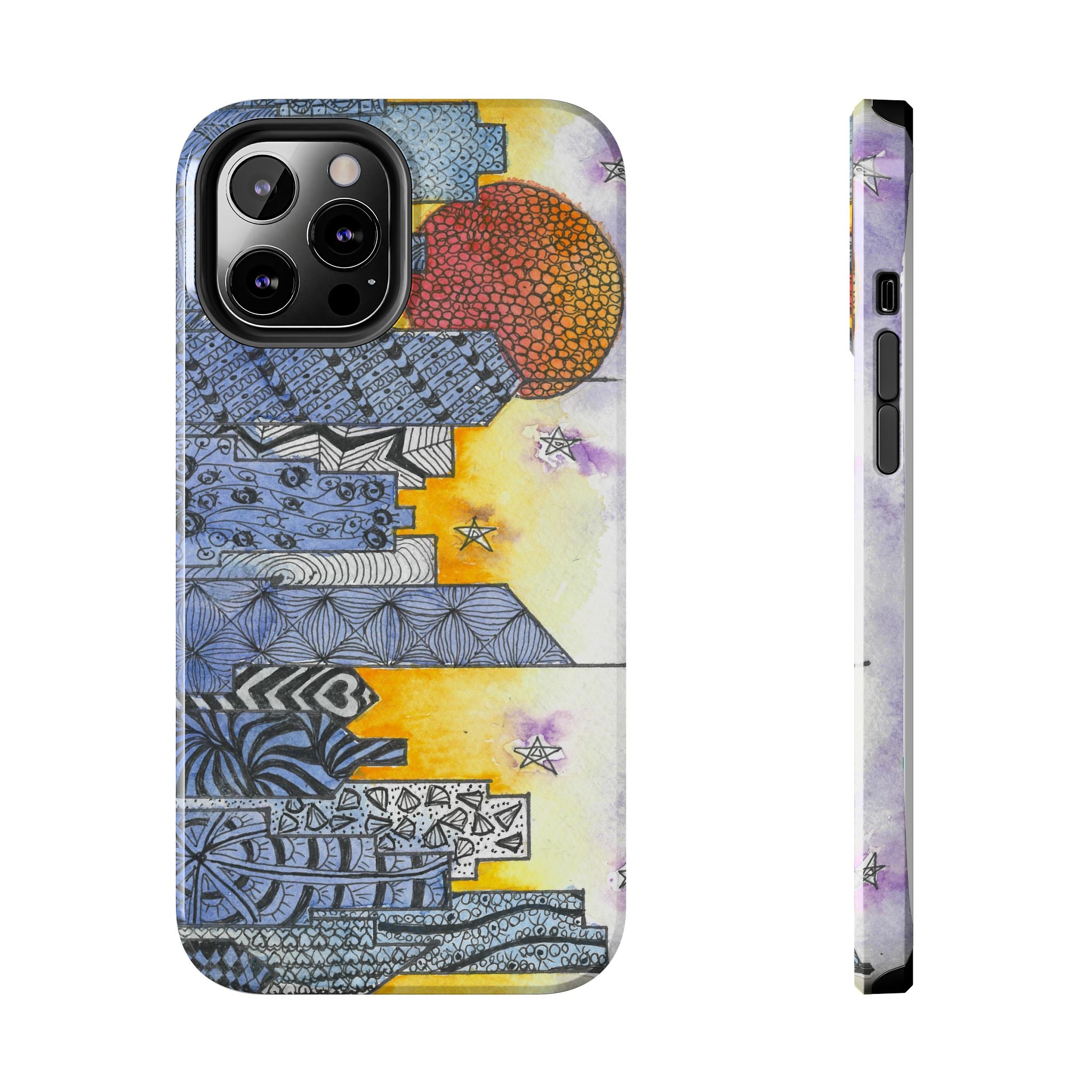 Tough Phone Case - All iPhones and Samsung Galaxys - Exciting Abstract Design #5 In The Shadows