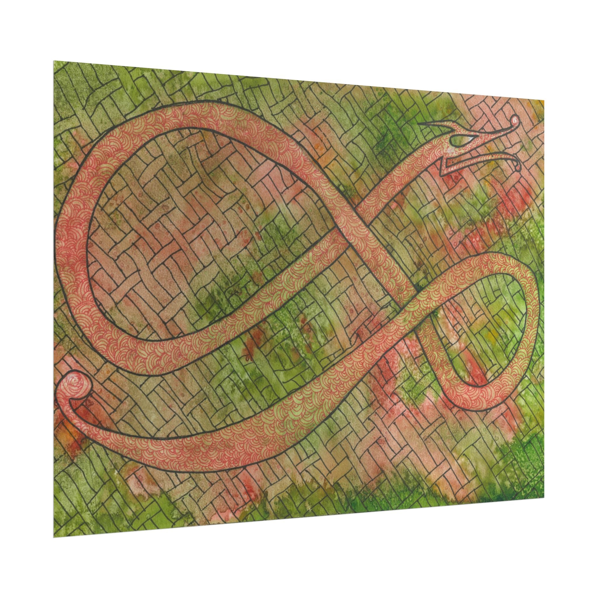 Large Colourful Wall Art, Posters & Prints, For Office, Bedroom or Living Room, or Special Gift #57 Celtic Flavours