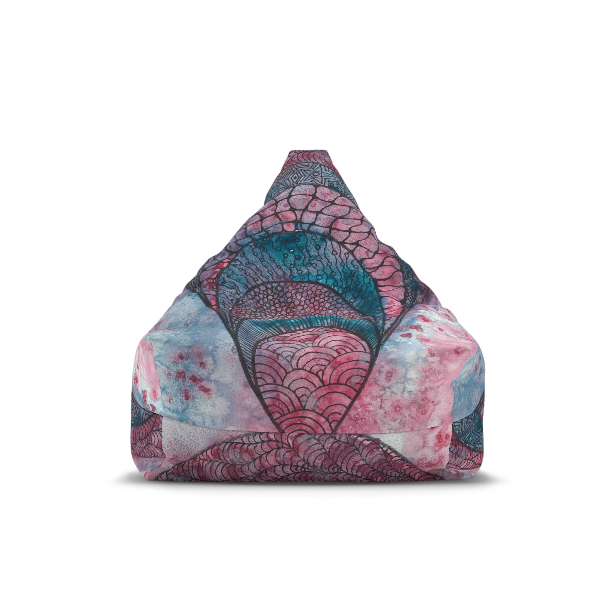 Bean Bag Chair Covers For Indoor & Outdoor - 2 Sizes - Exciting Abstract Design #92 The Goddess Lives